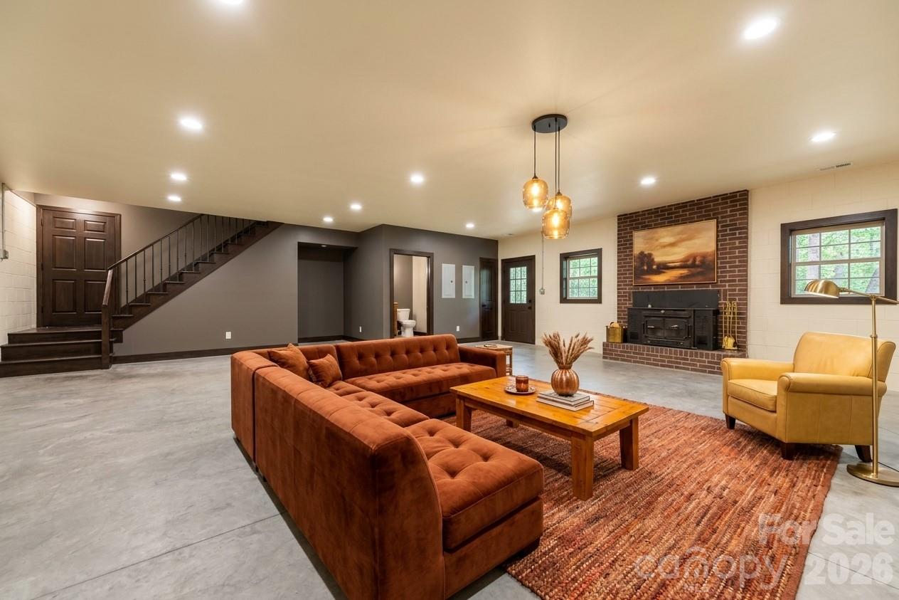 Virtually Finished and staged Basement - 112 Jennings Lane, Taylorsville