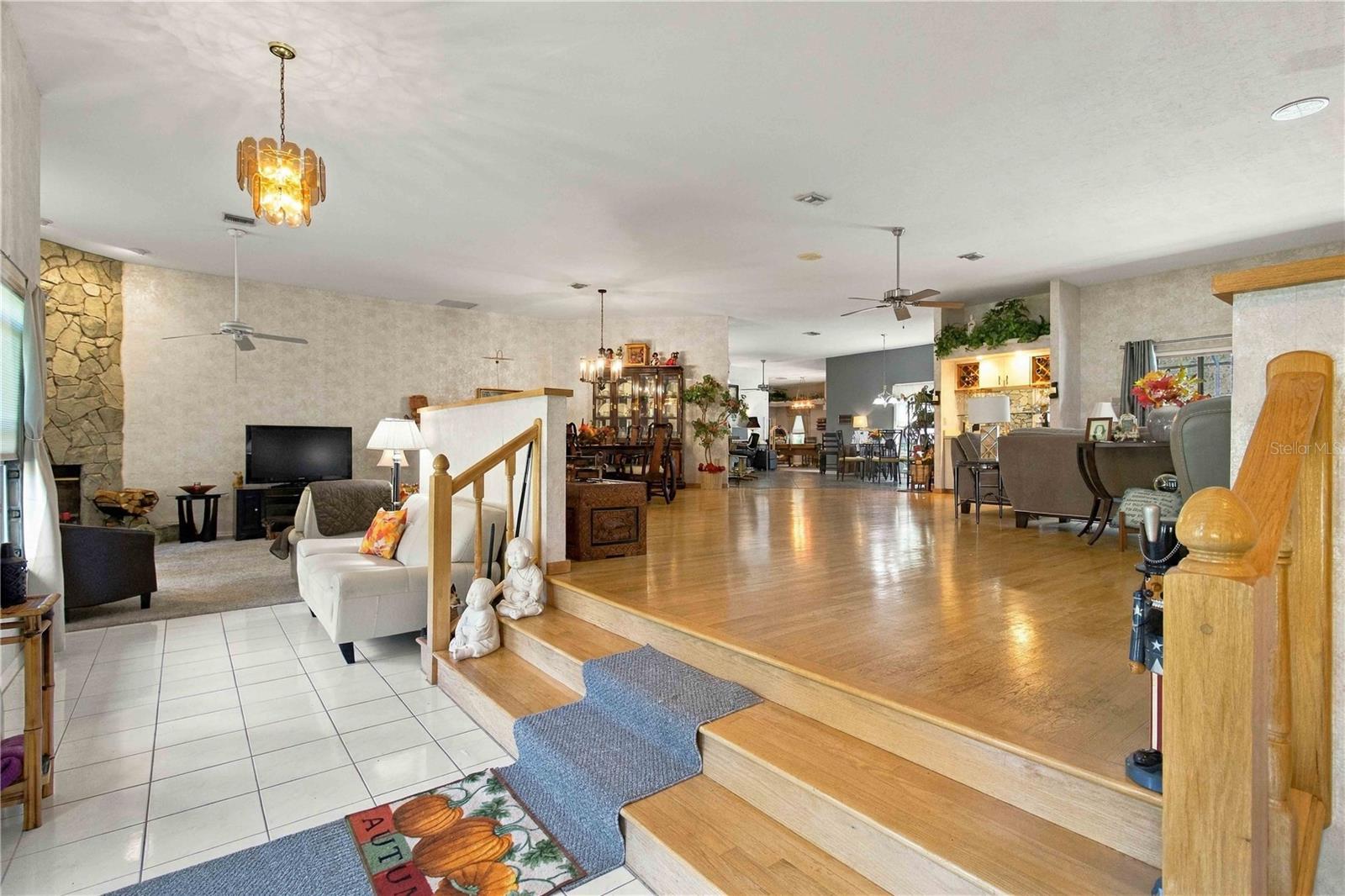 Downstairs Family Room - 13220 N BRANCH RD, SARASOTA