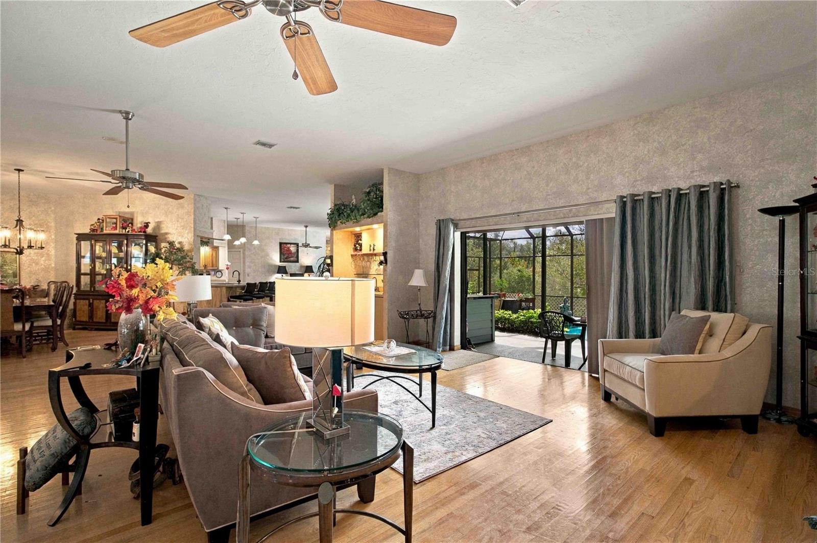 Open Floor Living room/ Dining room Combo - 13220 N BRANCH RD, SARASOTA