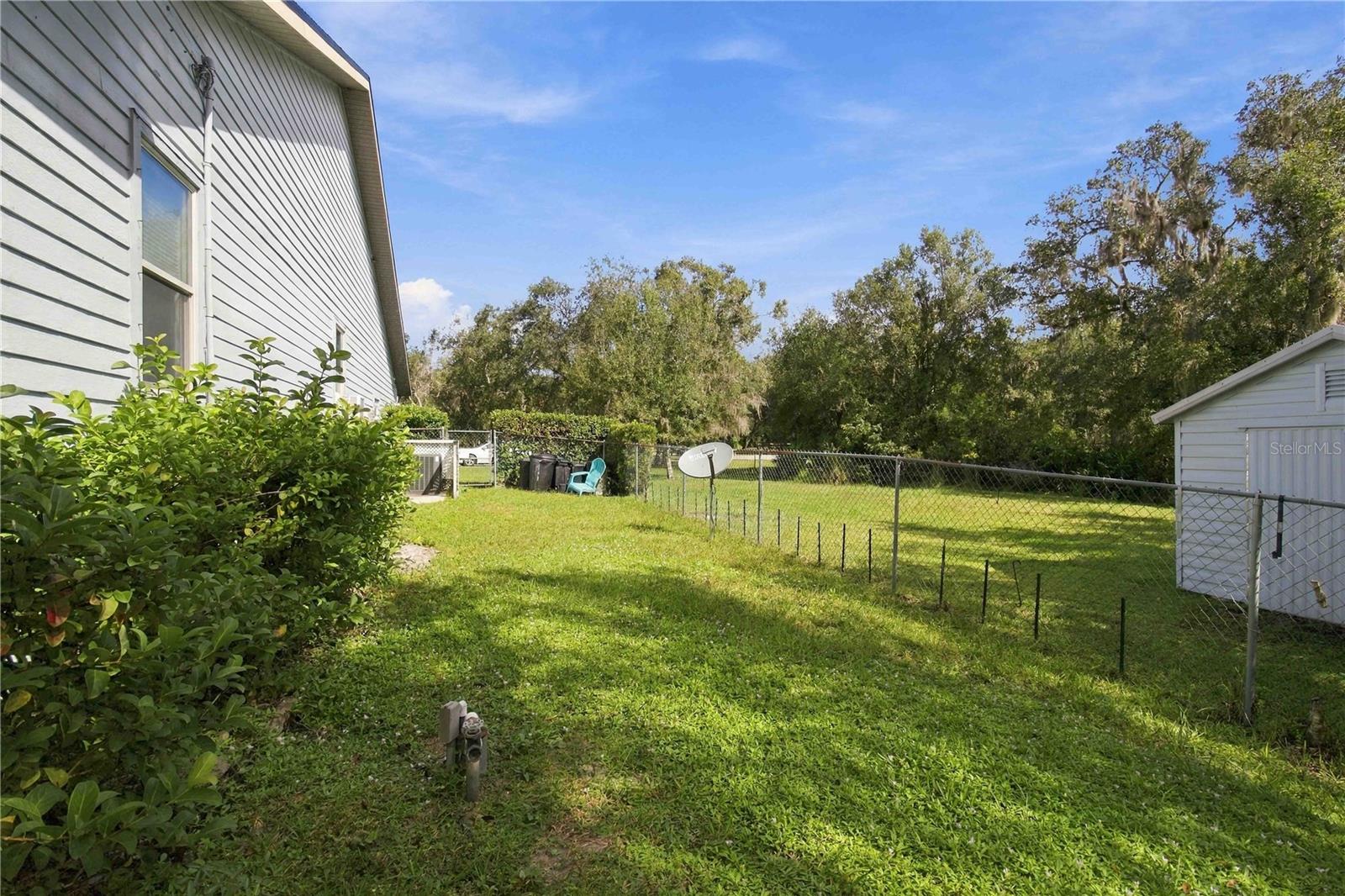 Side Yard - 13220 N BRANCH RD, SARASOTA