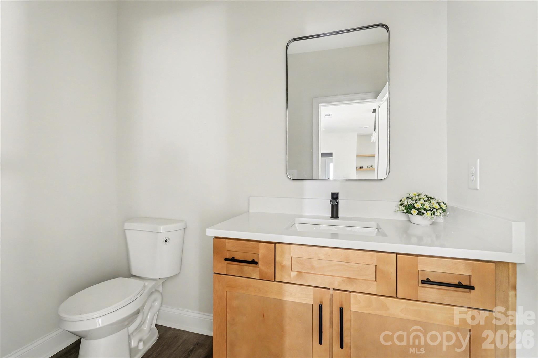 half bath off kitchen, no sharing private bathroom with guests - 1452 Robinwood Road, Gastonia