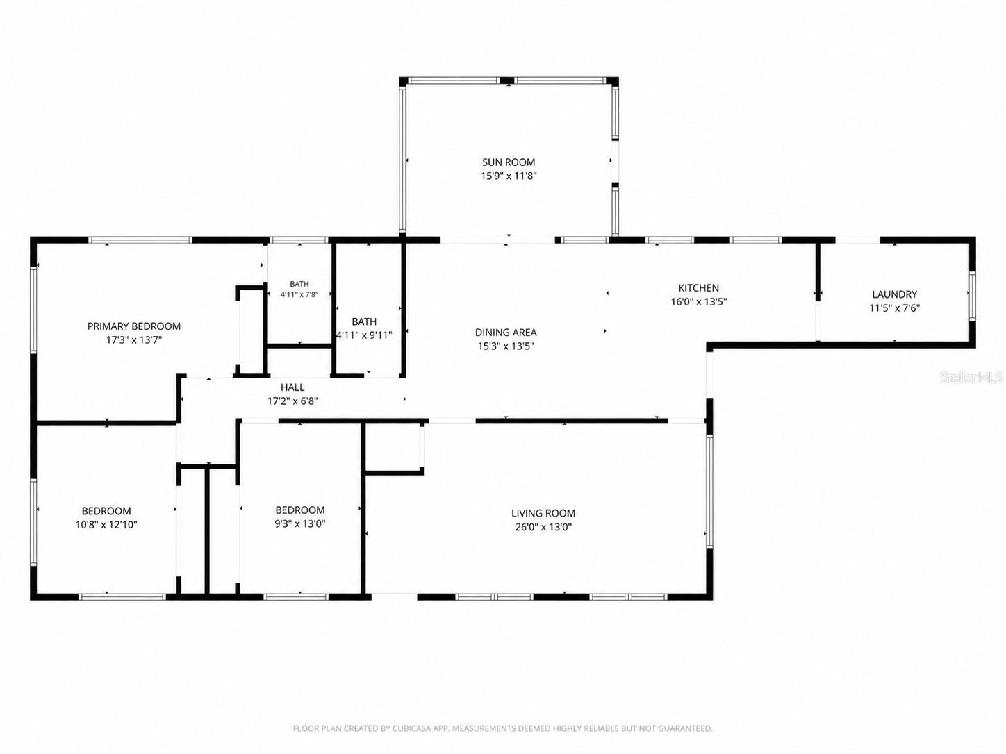 Floorplan w/ approximate dimensions - 22532 SE 59TH PL, HAWTHORNE