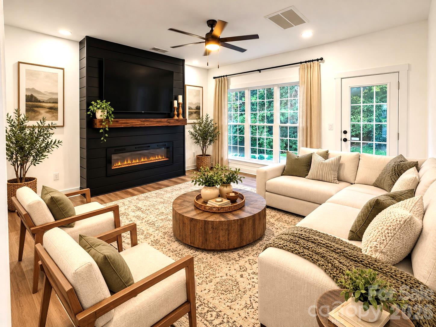 Den - AI Staged Picture - 116 Huckleberry Lane, Mount Holly