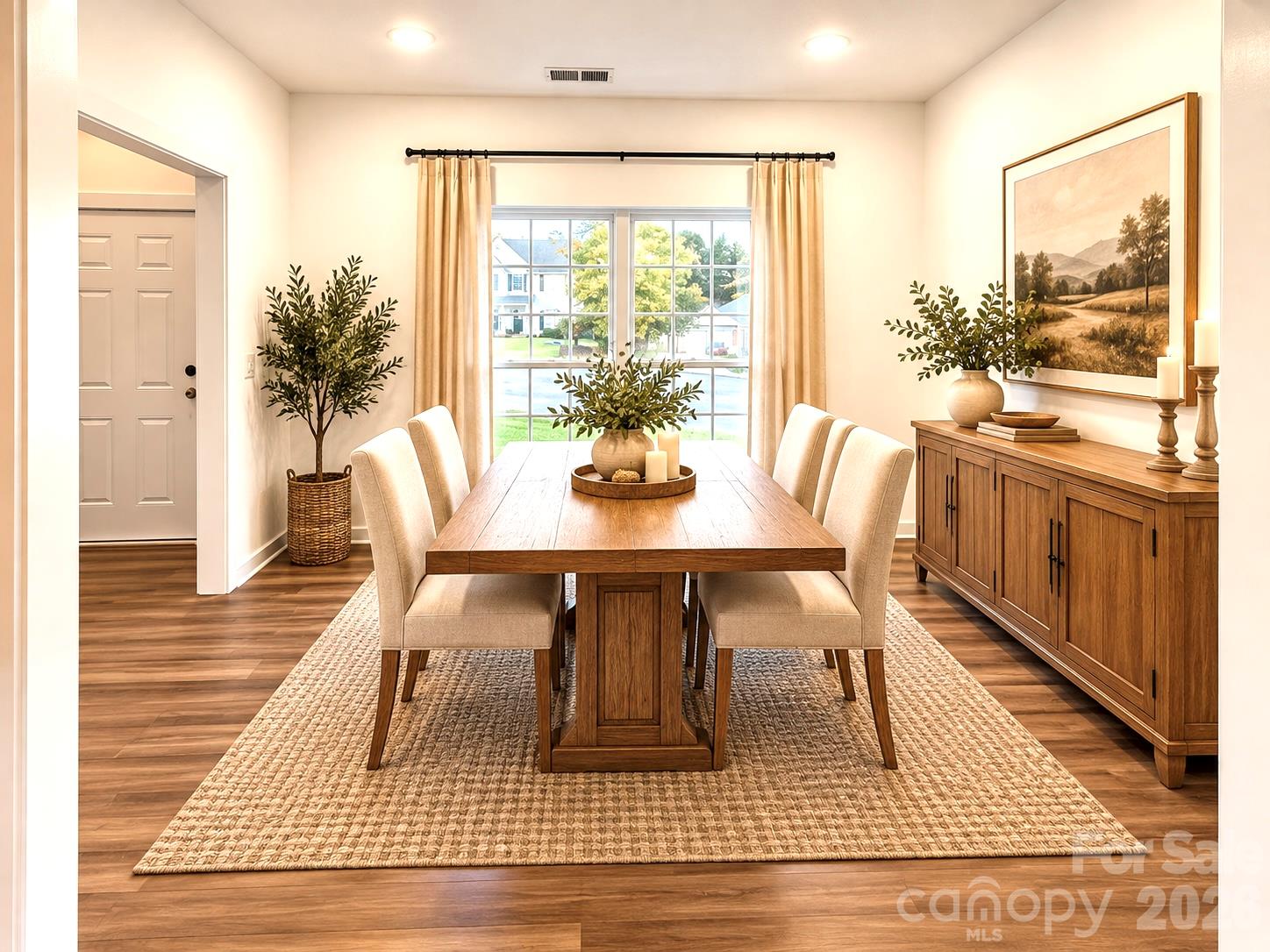 Dining Room - AI Staged Picture - 116 Huckleberry Lane, Mount Holly