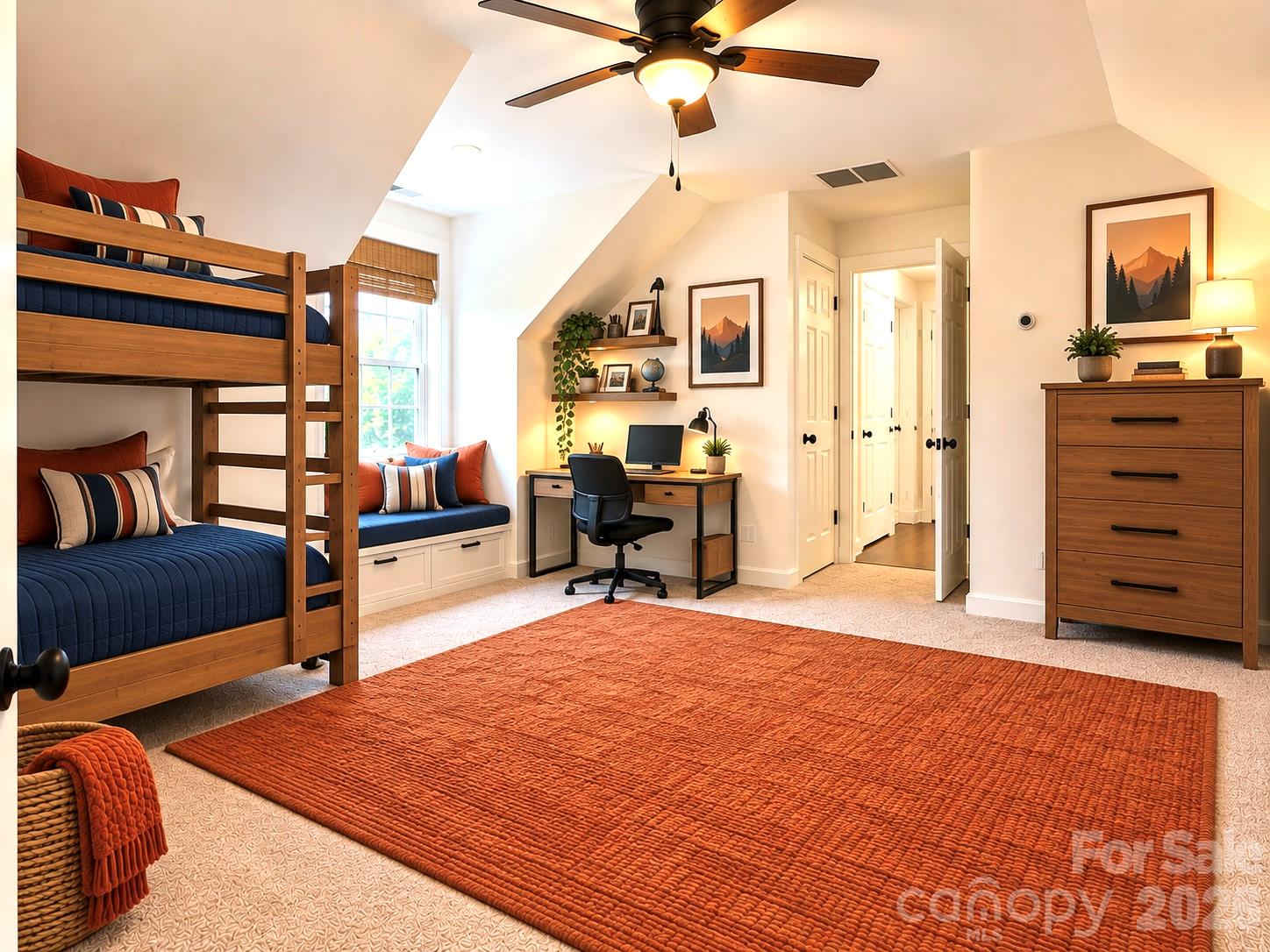 Bedroom 4 - Huge Bonus Room AI Staged Picture - 116 Huckleberry Lane, Mount Holly