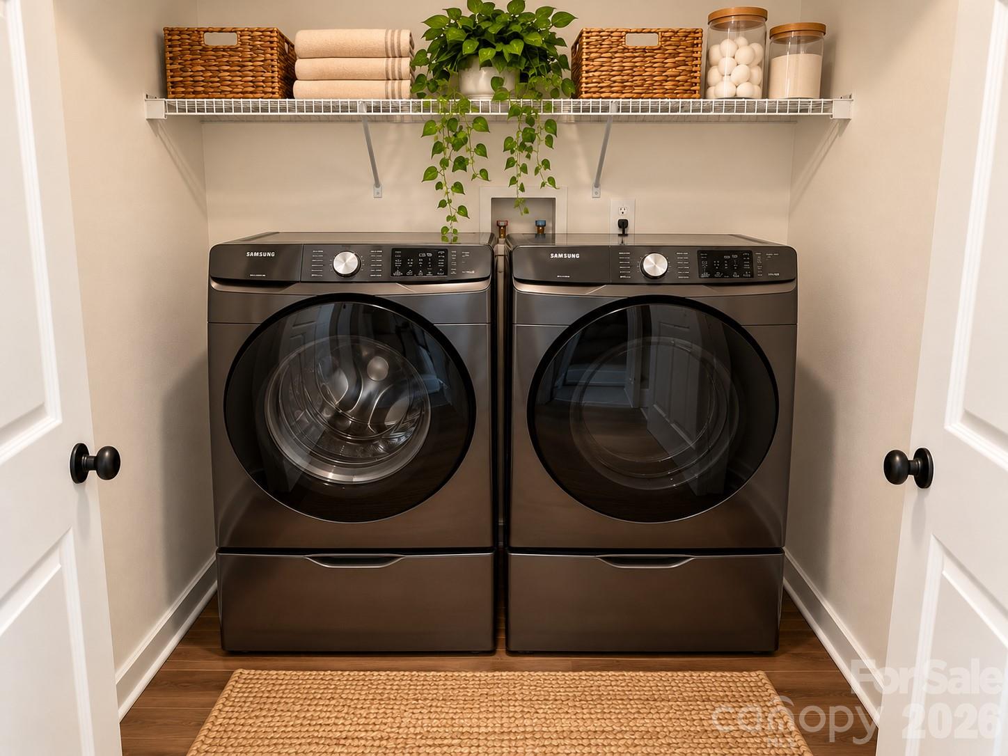 Laundry - AI Staged Picture - 116 Huckleberry Lane, Mount Holly