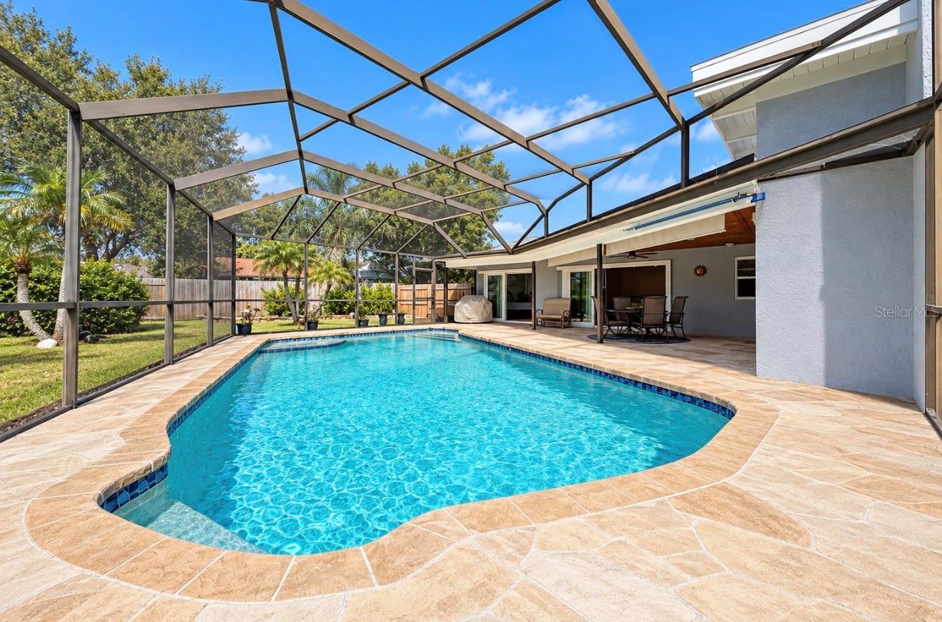 Screened Enclosed pool - 9690 LEEWARD AVE, LARGO
