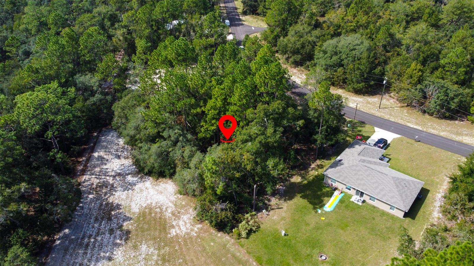 Aerial view for SEC 12 TWP 17 RGE 20 PLAT BOOK O PAGE 225 MARION OAKS UNIT 12 BLK 1426 LOT 7 - Lot 7 SW 89TH CIR, OCALA