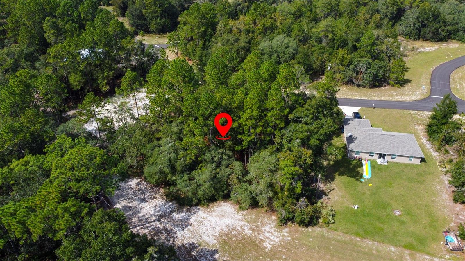 Aerial view for SEC 12 TWP 17 RGE 20 PLAT BOOK O PAGE 225 MARION OAKS UNIT 12 BLK 1426 LOT 7 - Lot 7 SW 89TH CIR, OCALA