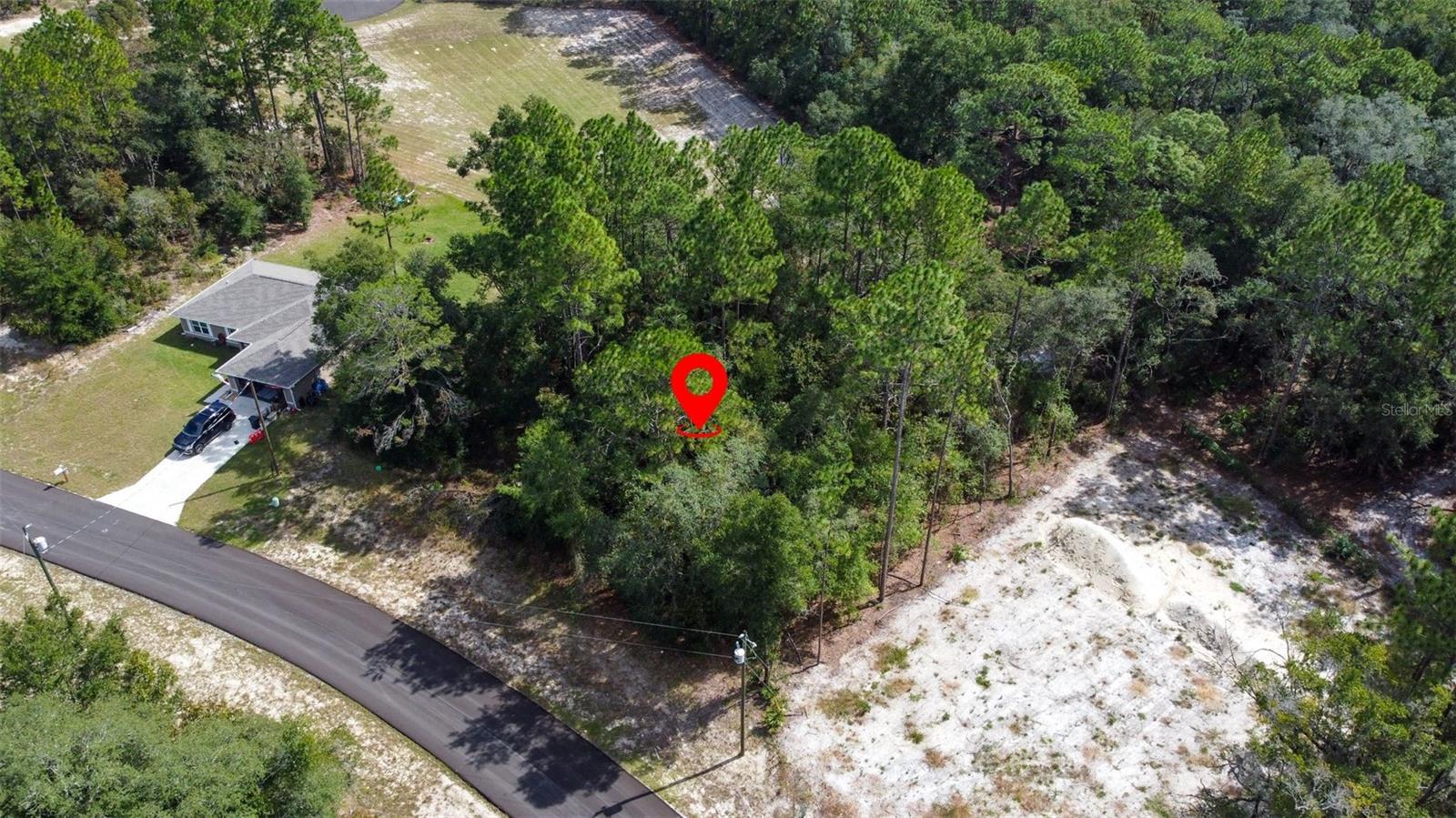 Aerial view for SEC 12 TWP 17 RGE 20 PLAT BOOK O PAGE 225 MARION OAKS UNIT 12 BLK 1426 LOT 7 - Lot 7 SW 89TH CIR, OCALA