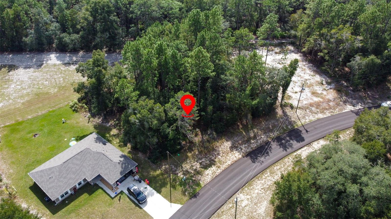 Aerial view for SEC 12 TWP 17 RGE 20 PLAT BOOK O PAGE 225 MARION OAKS UNIT 12 BLK 1426 LOT 7 - Lot 7 SW 89TH CIR, OCALA