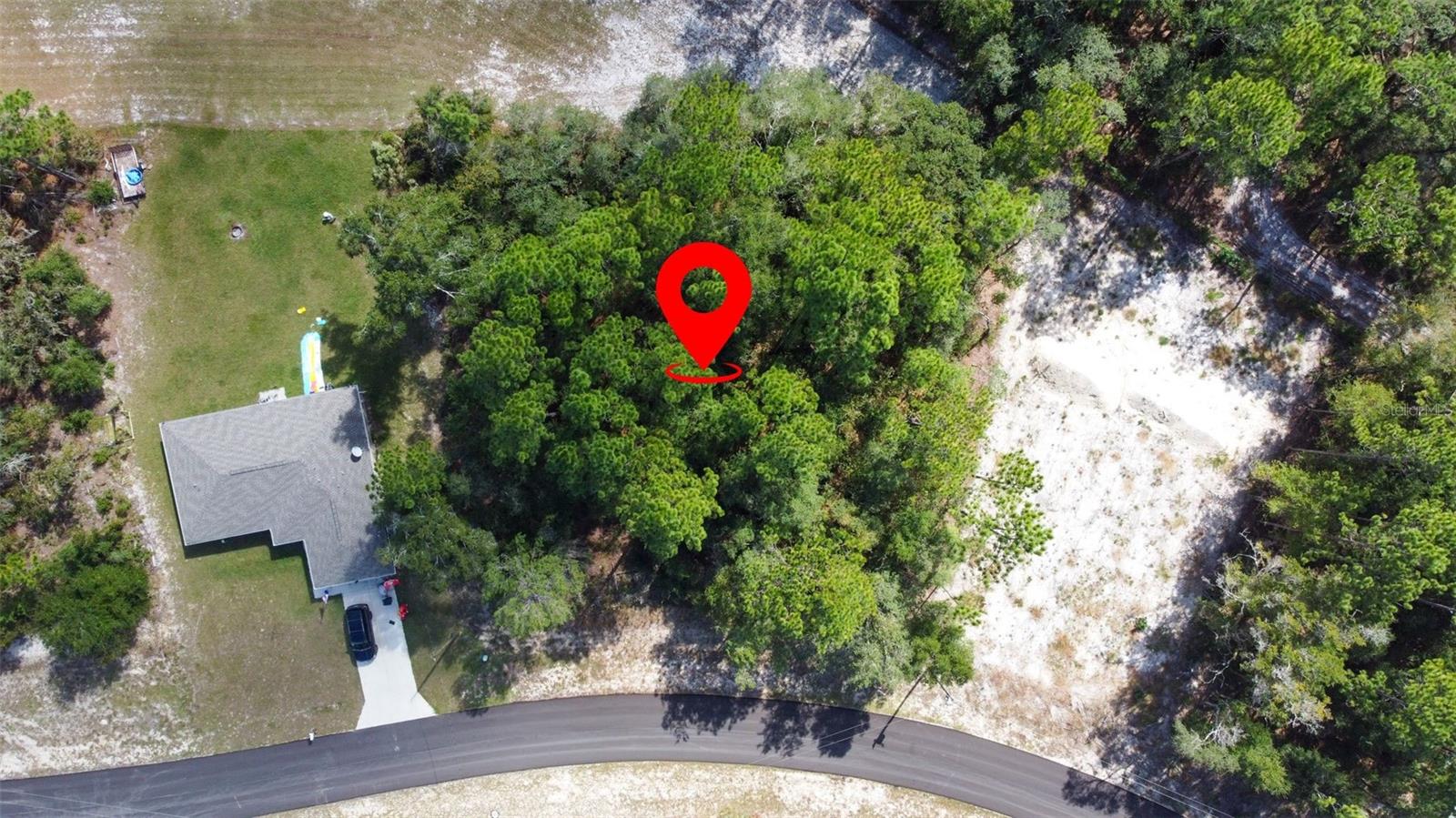 Aerial view for SEC 12 TWP 17 RGE 20 PLAT BOOK O PAGE 225 MARION OAKS UNIT 12 BLK 1426 LOT 7 - Lot 7 SW 89TH CIR, OCALA