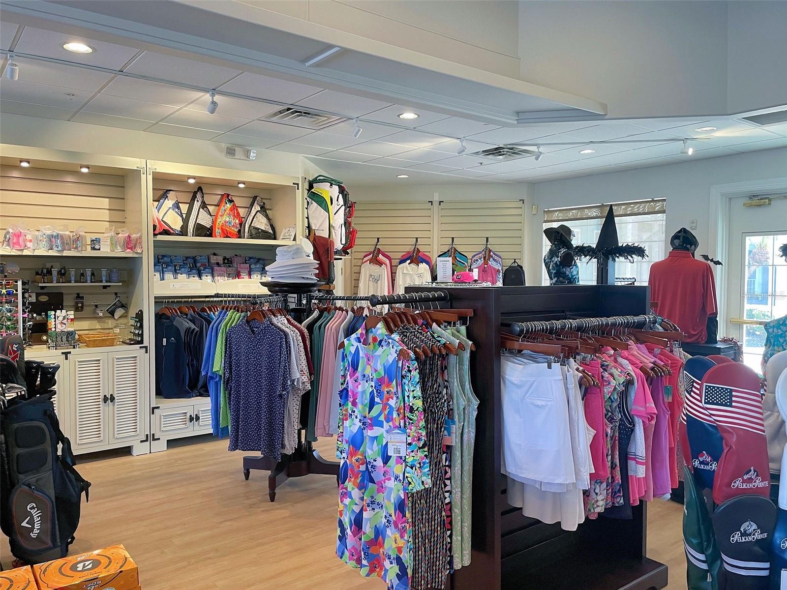 Pro Shop with resort apparel for the men and the ladies. - 668 BACK NINE DR, VENICE