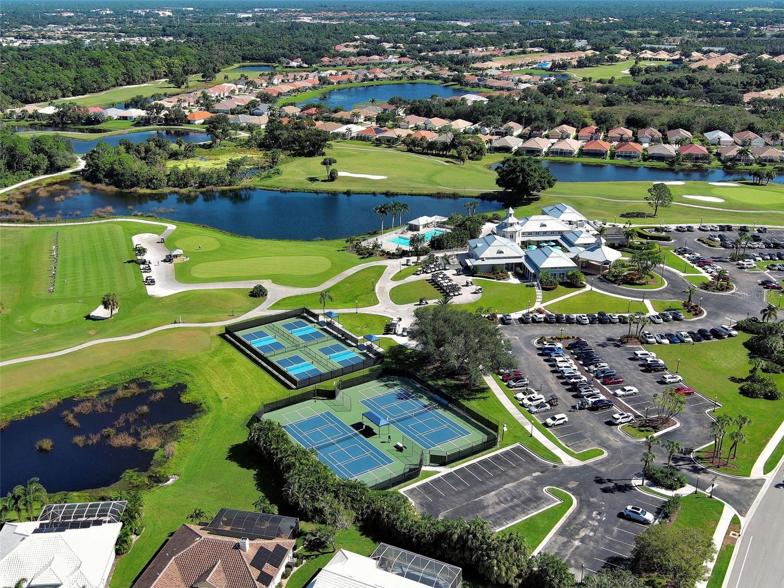 Clubhouse - Tennis Courts - Dedicated Pickleball Courts. - 668 BACK NINE DR, VENICE