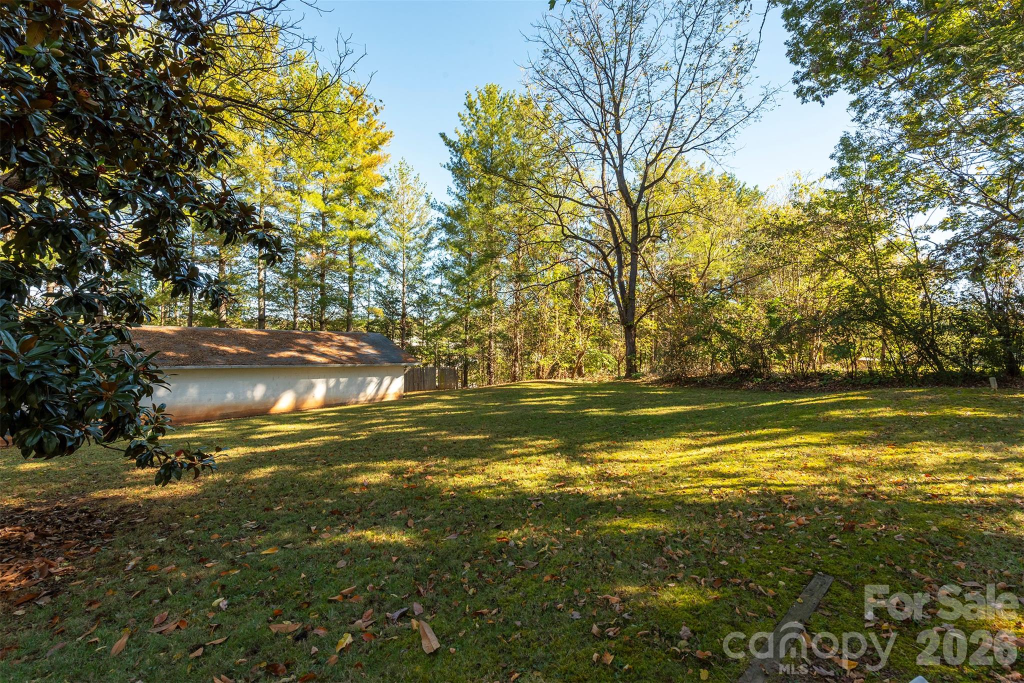 Side yard - 69 Alexander Road, Weaverville