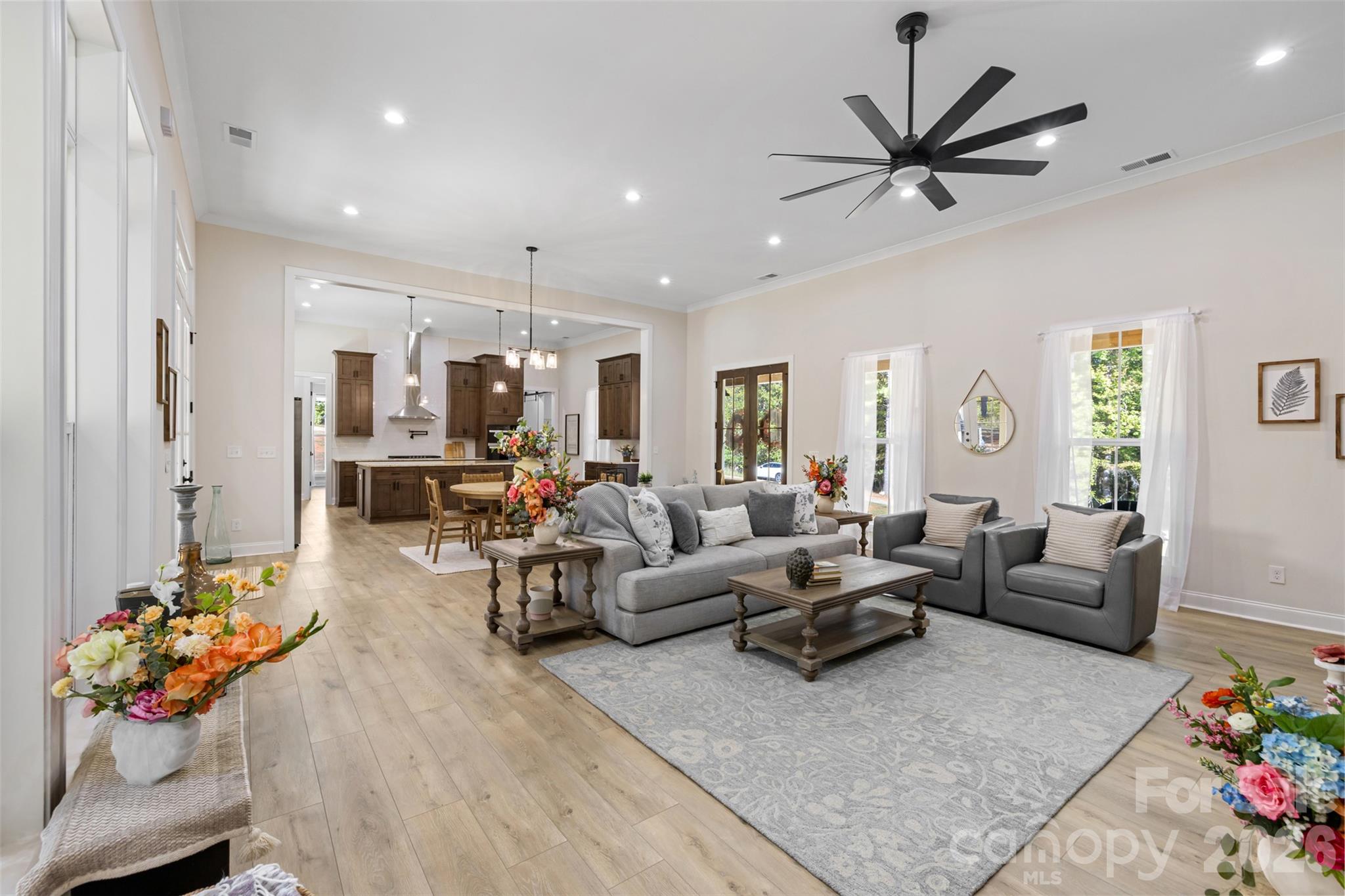 Living, dining and Kitchen - 2137 Overbrook Way, Kershaw