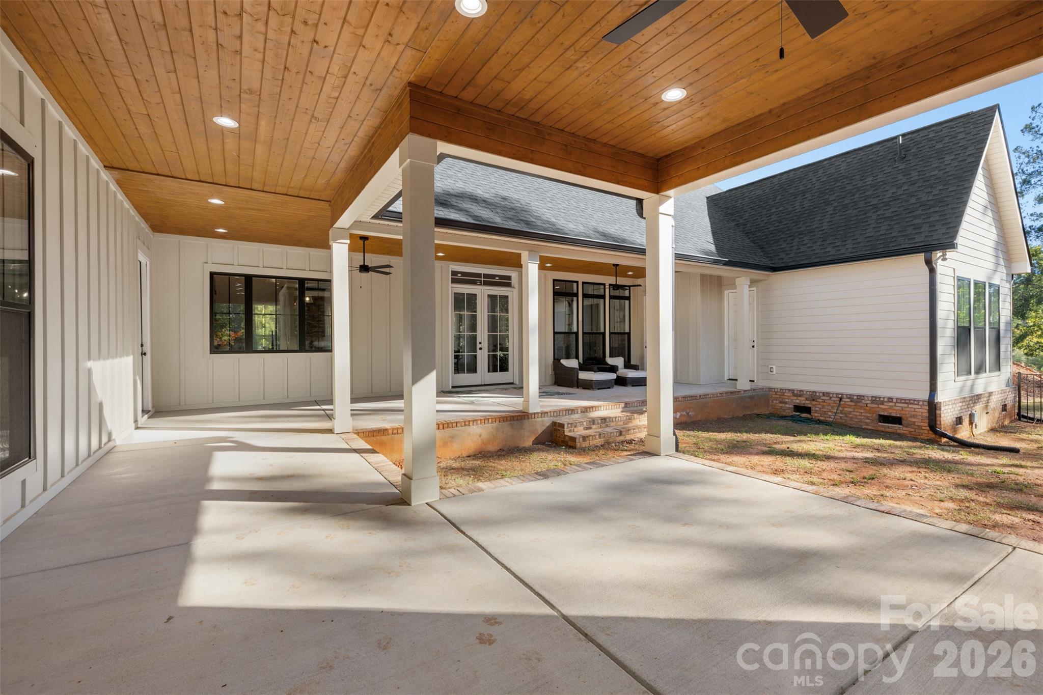 Back Patio Main House - 2137 Overbrook Way, Kershaw