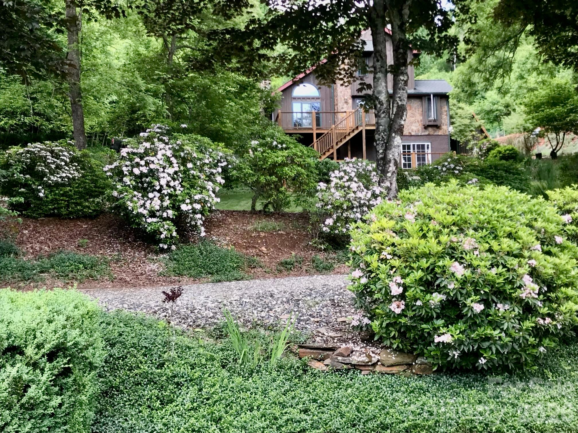 Beautiful landscaping - 262 Azalea Hills Lane, Spruce Pine