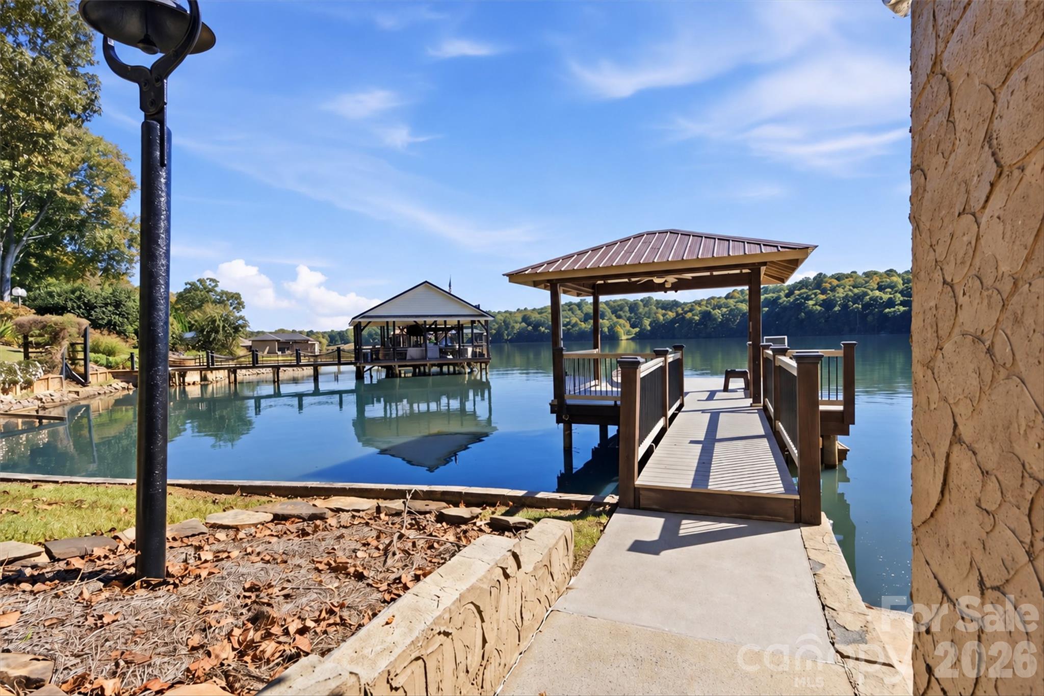 Covered Stationary Dock/Main Channel View - 35 S Point Lane, Taylorsville