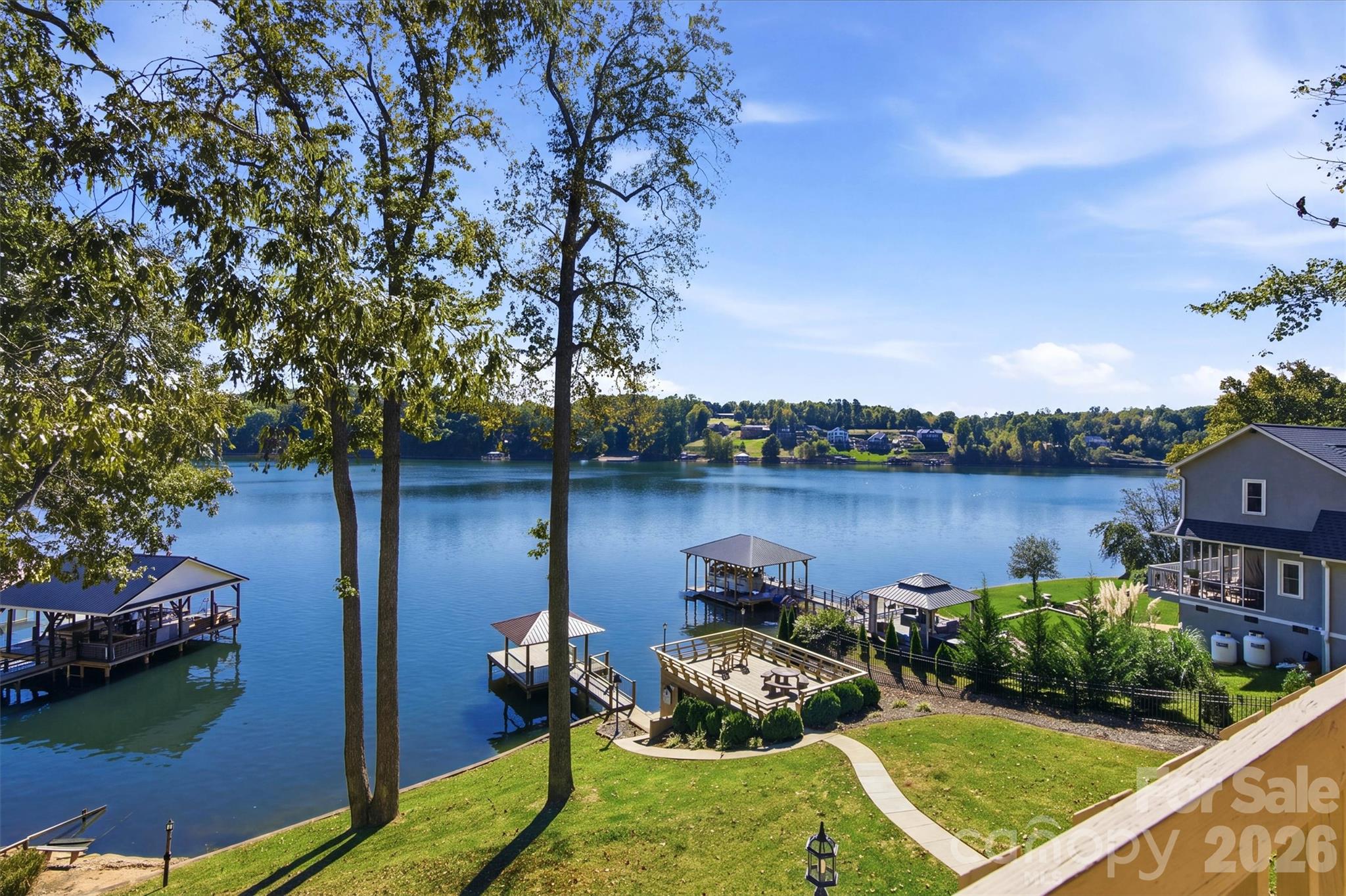 Upper Level Balcony/Lake View - 35 S Point Lane, Taylorsville