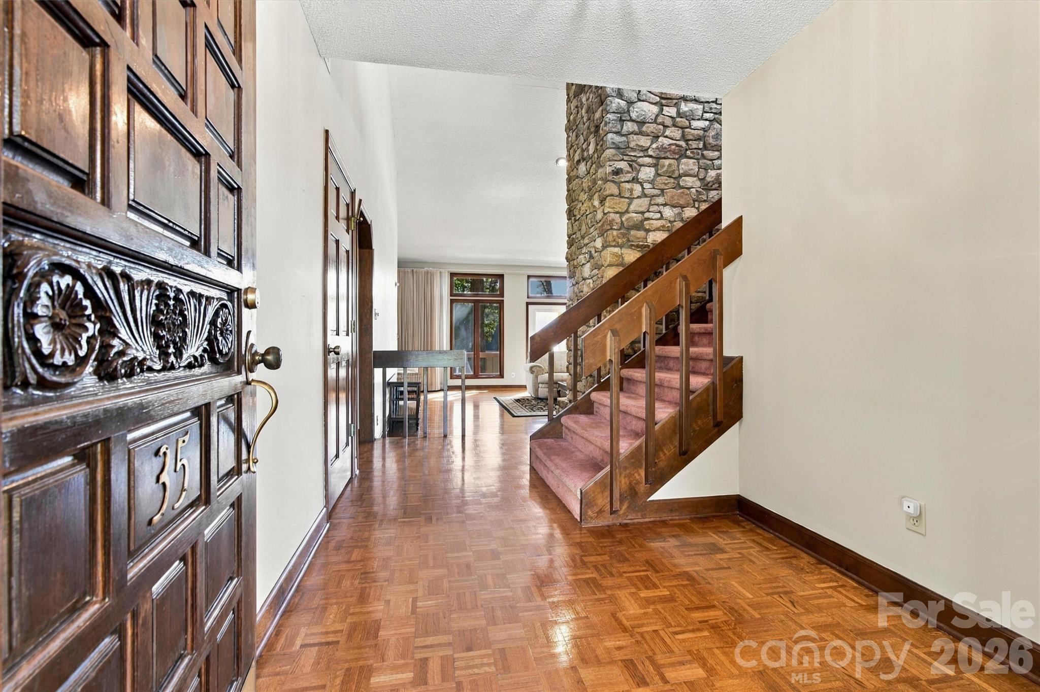 Foyer Entry/Lakeside Window View - 35 S Point Lane, Taylorsville