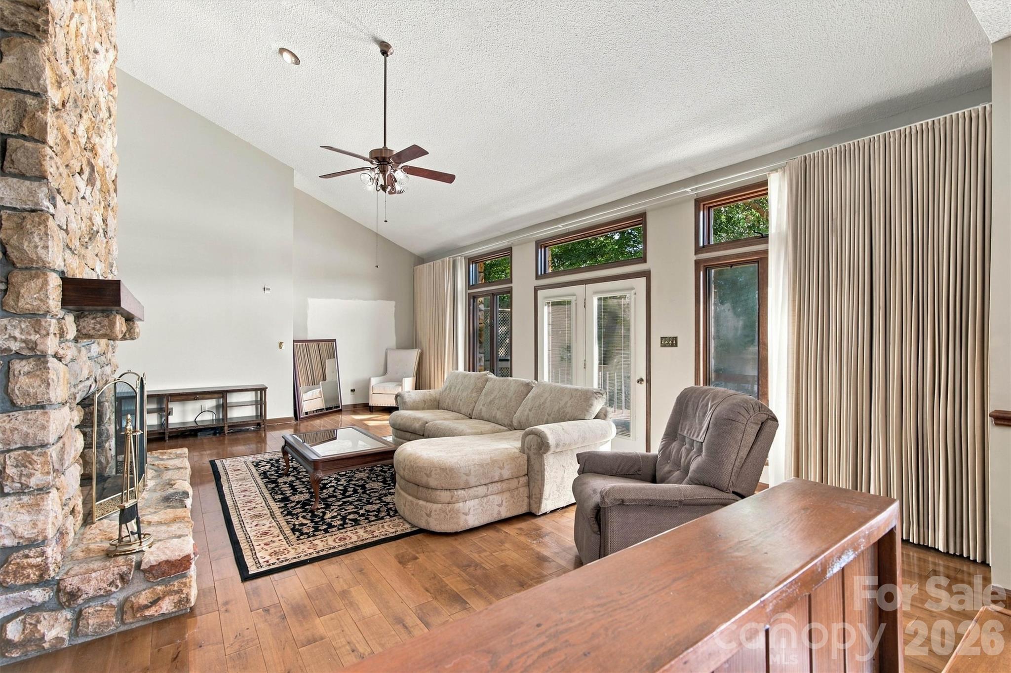 Two Story Great Room/Back Deck Entry View - 35 S Point Lane, Taylorsville