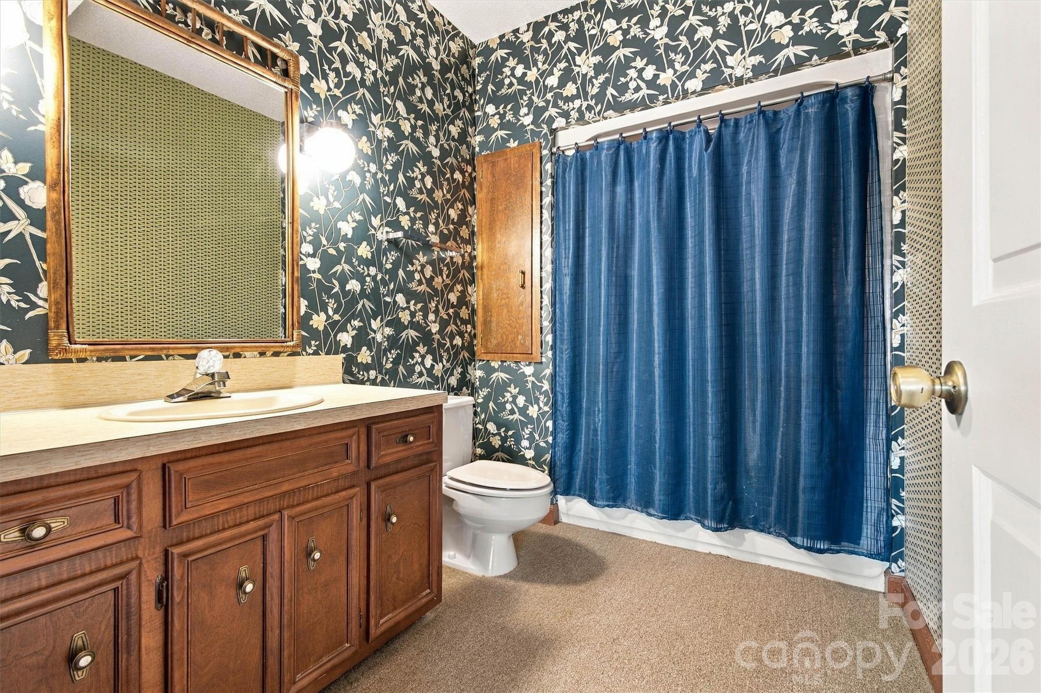 Basement Full Bath/Vanity View - 35 S Point Lane, Taylorsville