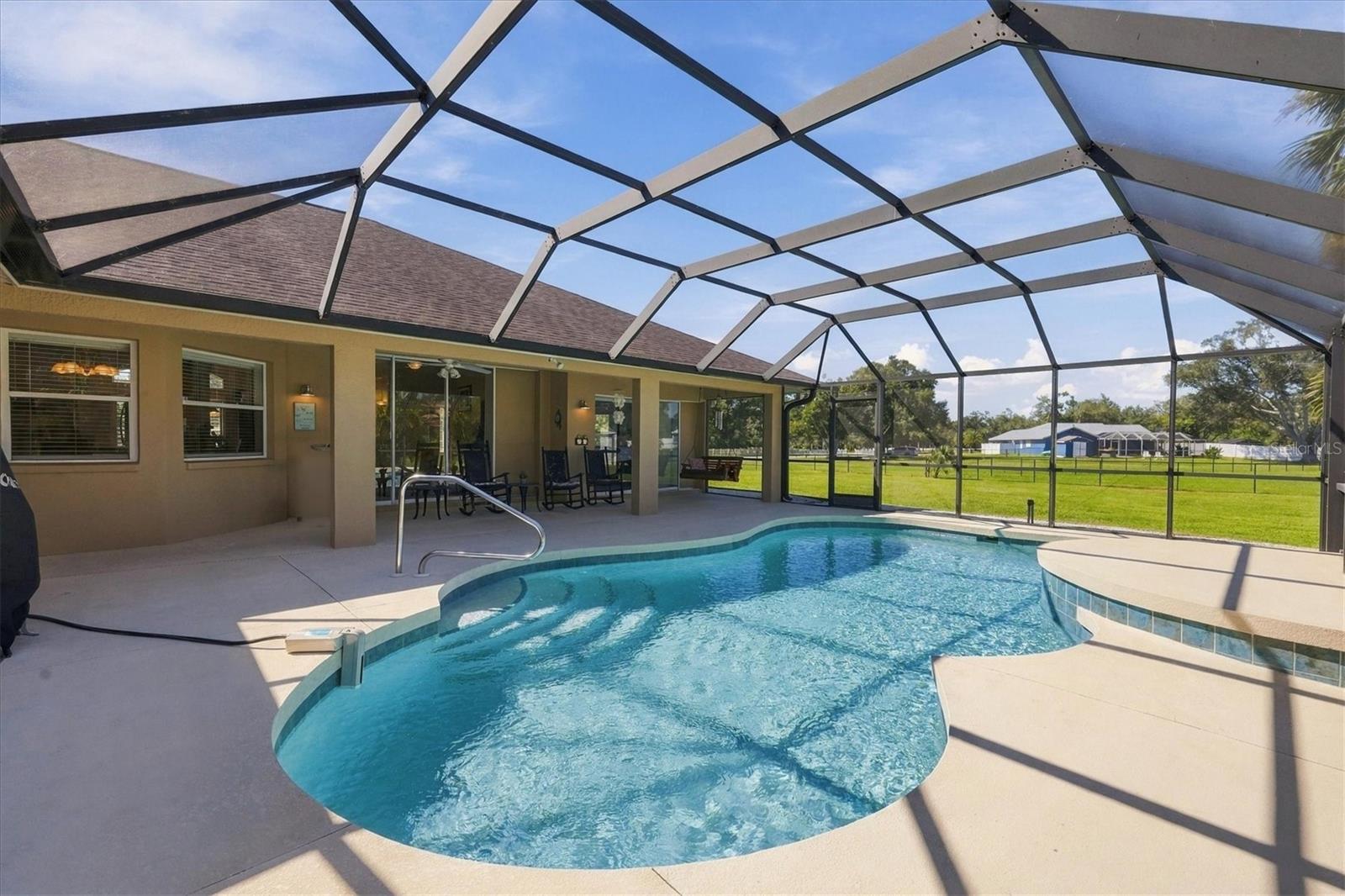 Pool measures roughly 27x14 ft. - 2805 NORWOOD LN, VENICE