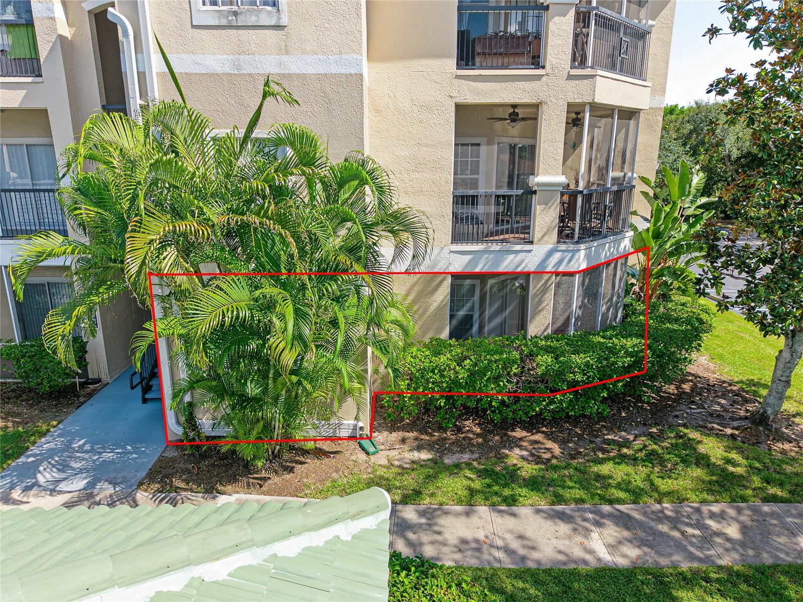 Exterior patio - 5180 NORTHRIDGE RD #106, SARASOTA