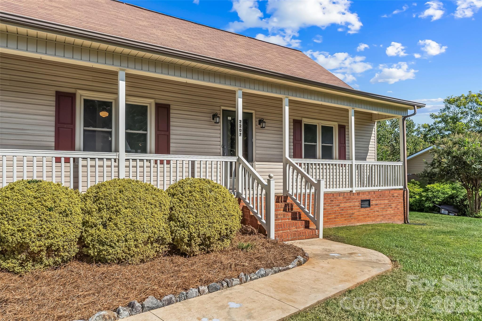 Front with Porch View - 2207 Beauty Street, Statesville