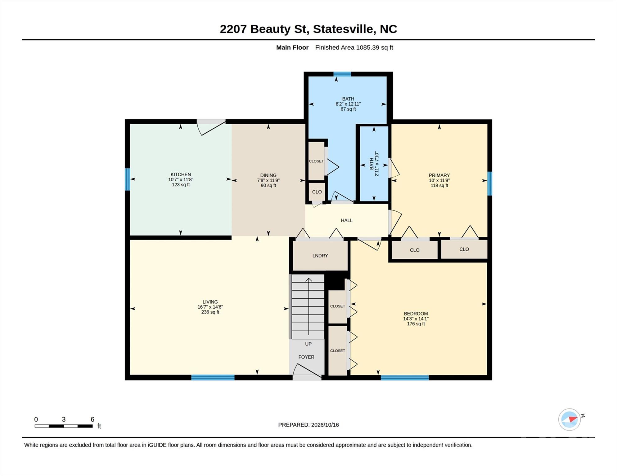 Main Floorplan - 2207 Beauty Street, Statesville