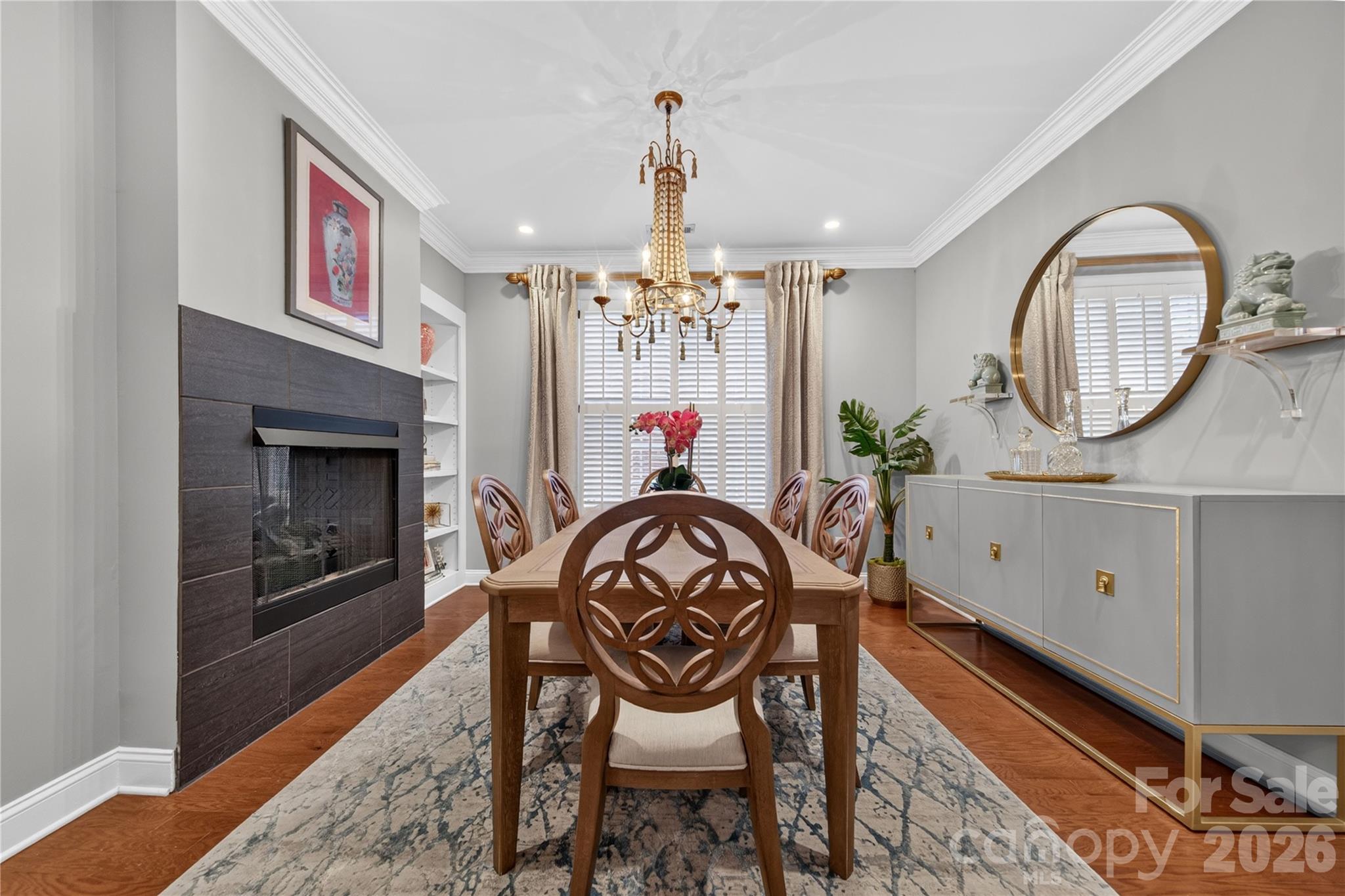 End unit provides for additional windows and natural lighting - 9251 Bonnie Briar Circle, Charlotte