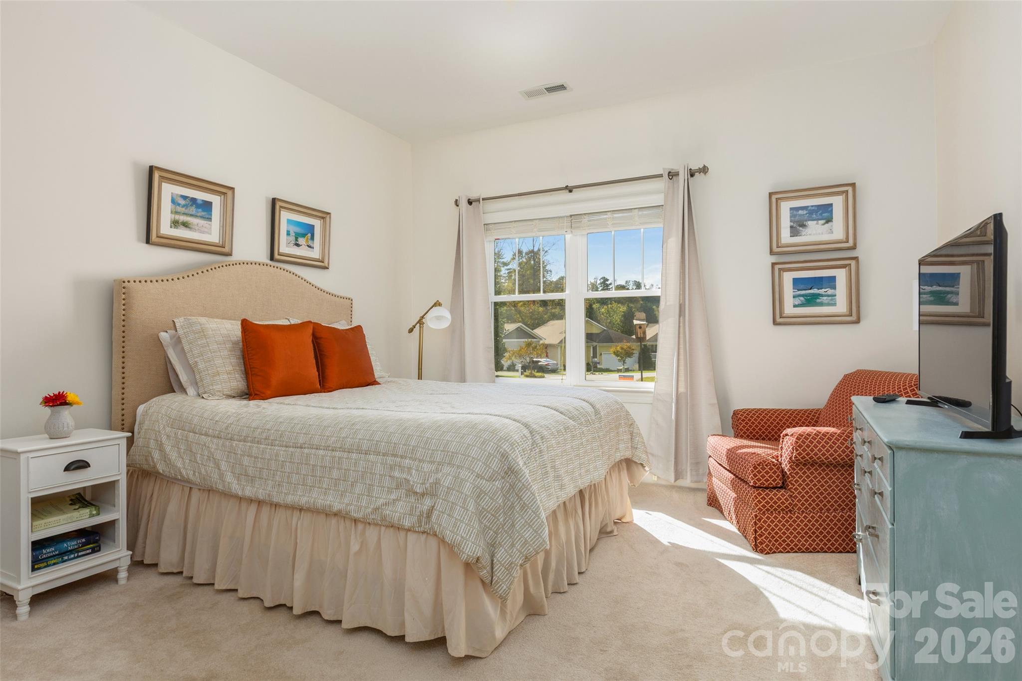 Spacious second bedroom with walk in closet. - 52 Fox Trot Path, Fletcher