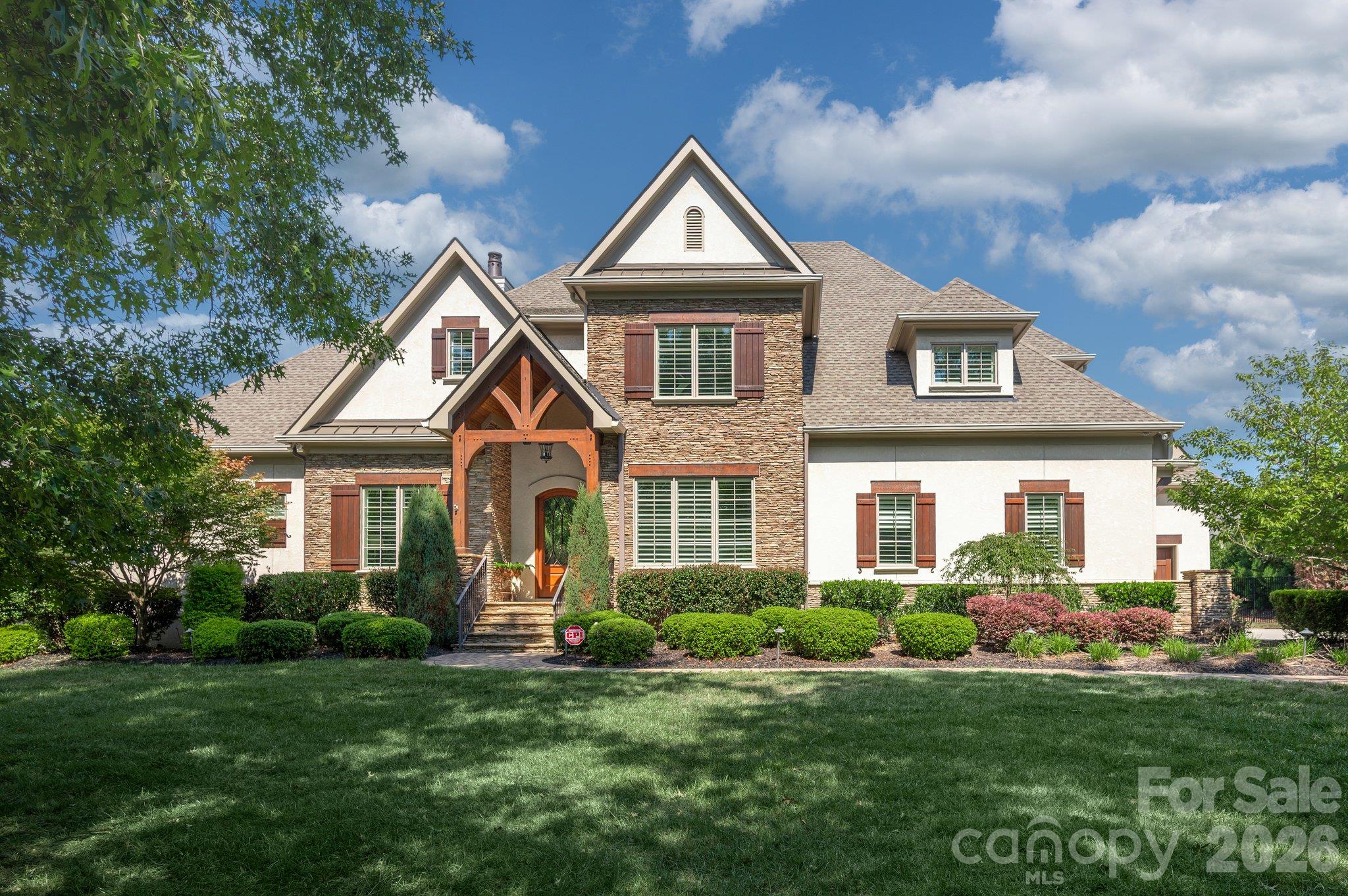 Beautiful front elevation! - 7805 Clovervale Drive, Waxhaw