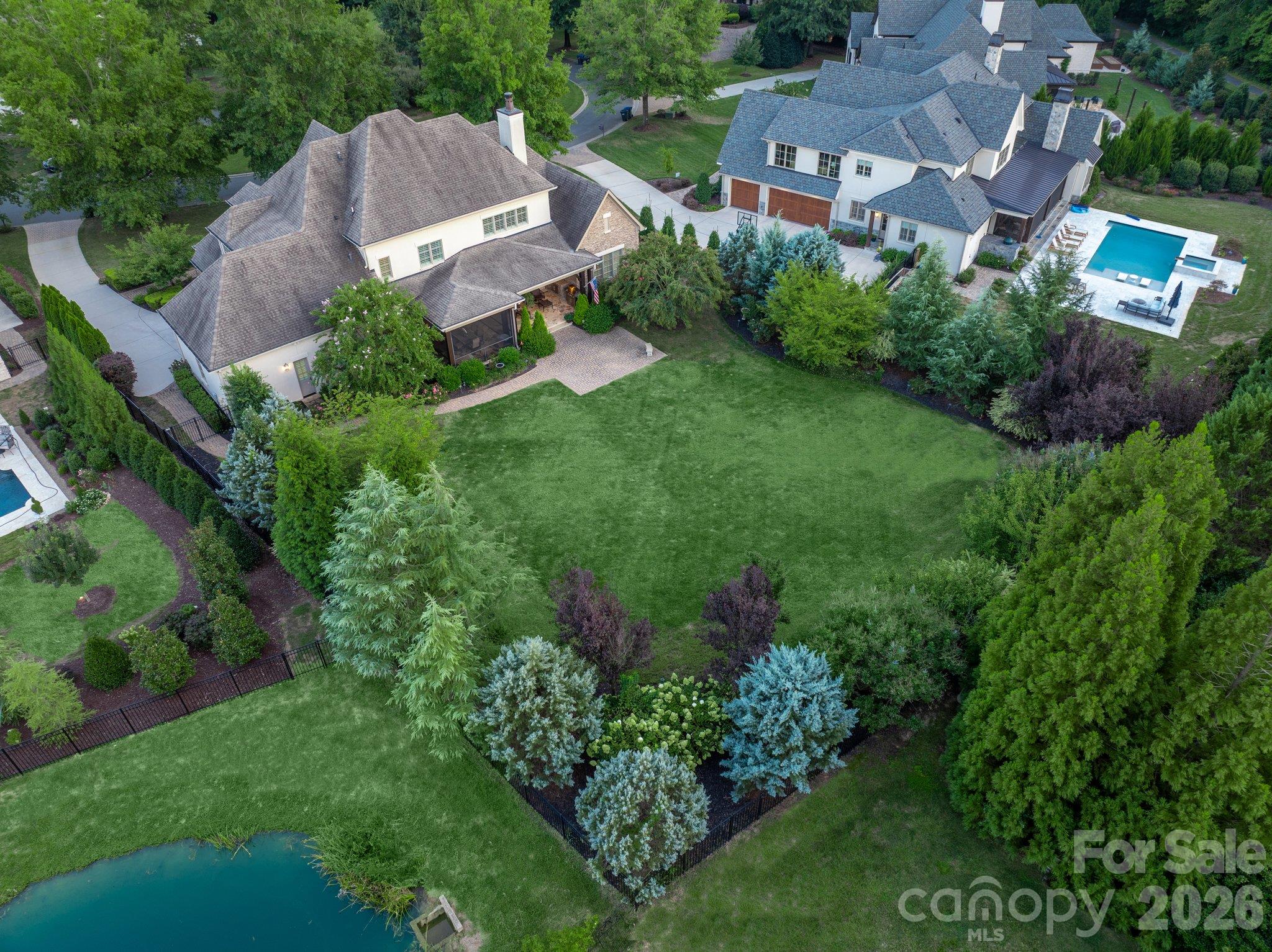 Level private lot! - 7805 Clovervale Drive, Waxhaw