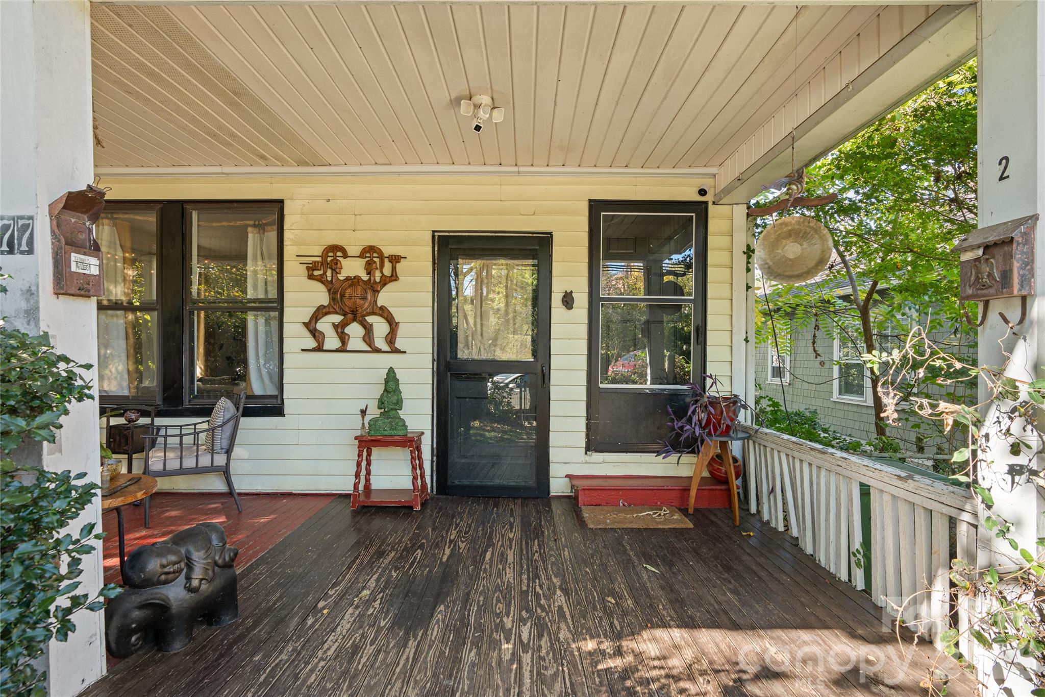 2 front doors make this home easy to convert back to a duplex if desired. - 77 Cherry Street, Asheville