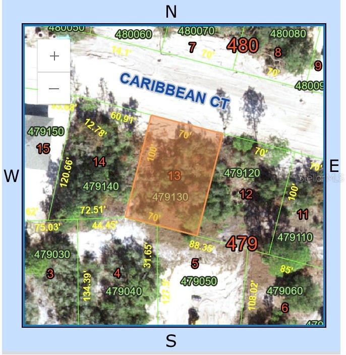 Land at 410 CARIBBEAN CT, POINCIANA