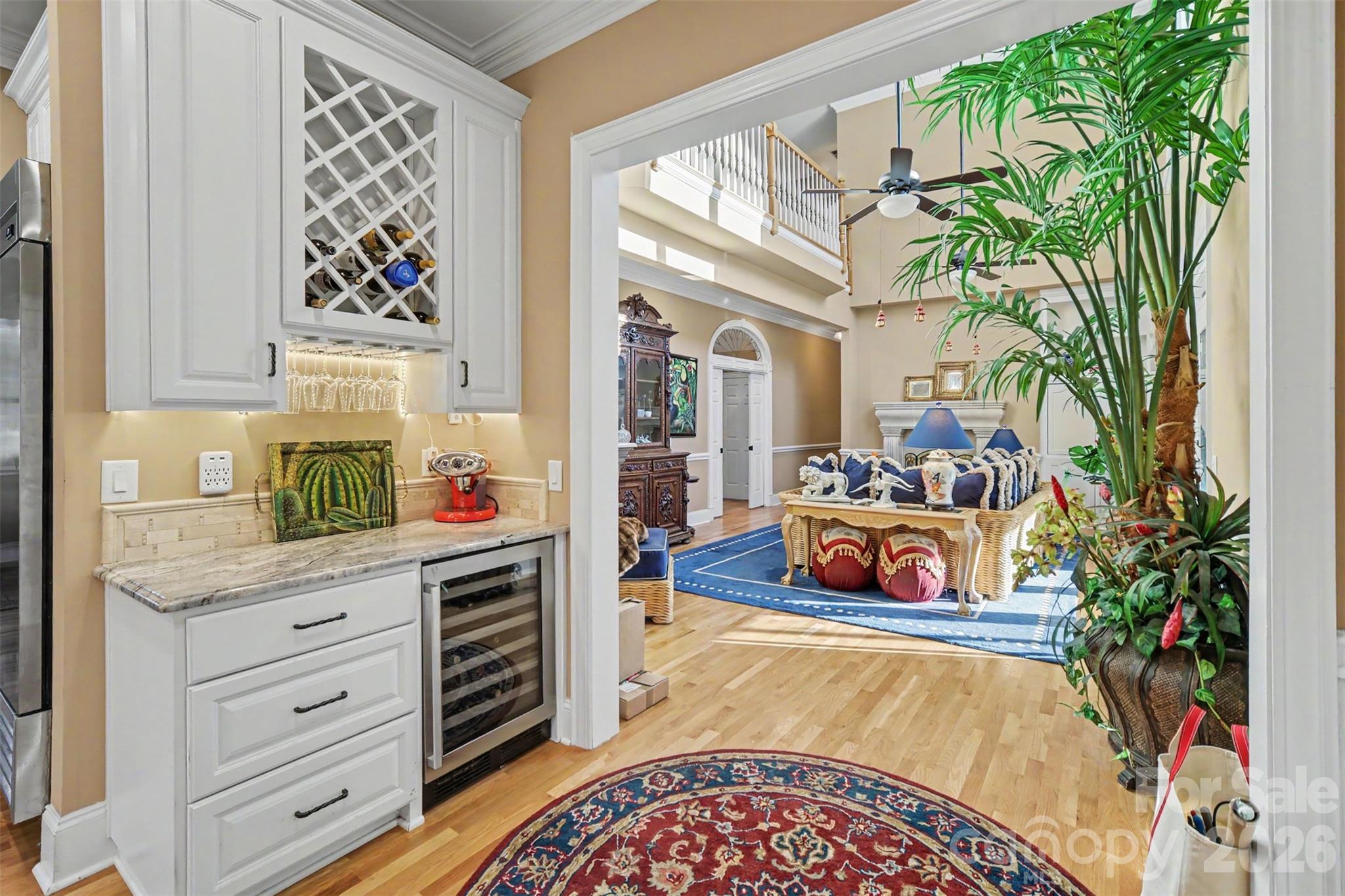 Butlers pantry/ Wine cooler - 4141 Grace Chapel Road, Granite Falls