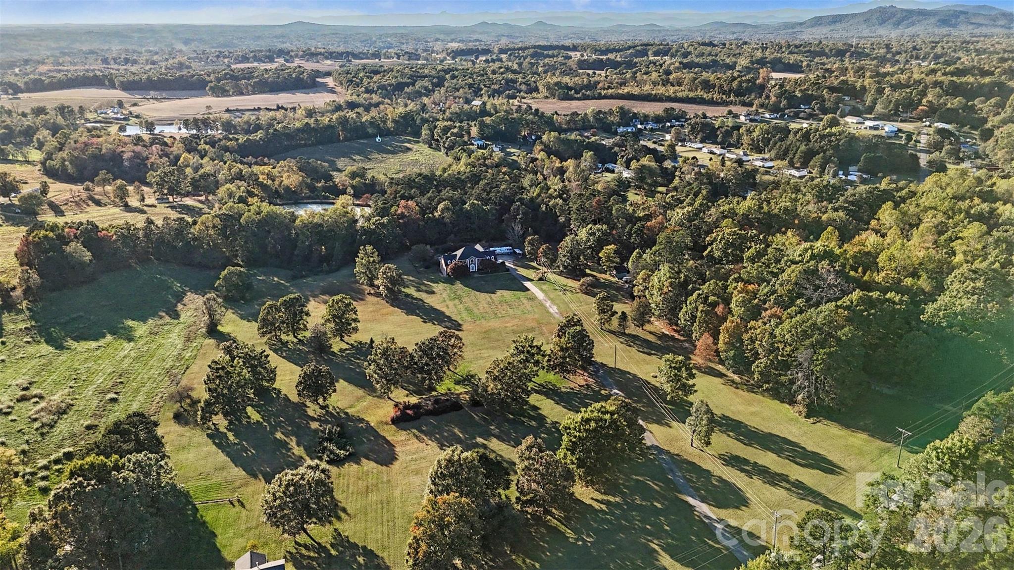 Birds eye view front - 4141 Grace Chapel Road, Granite Falls