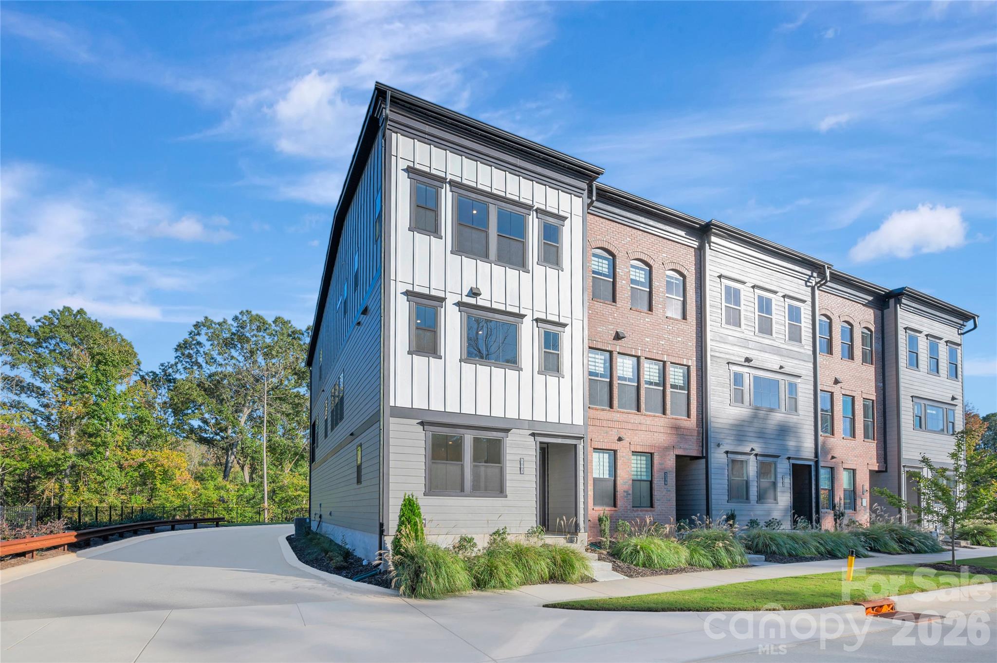 3-story end-unit townhome - 240 Old Town Village Road, Waxhaw