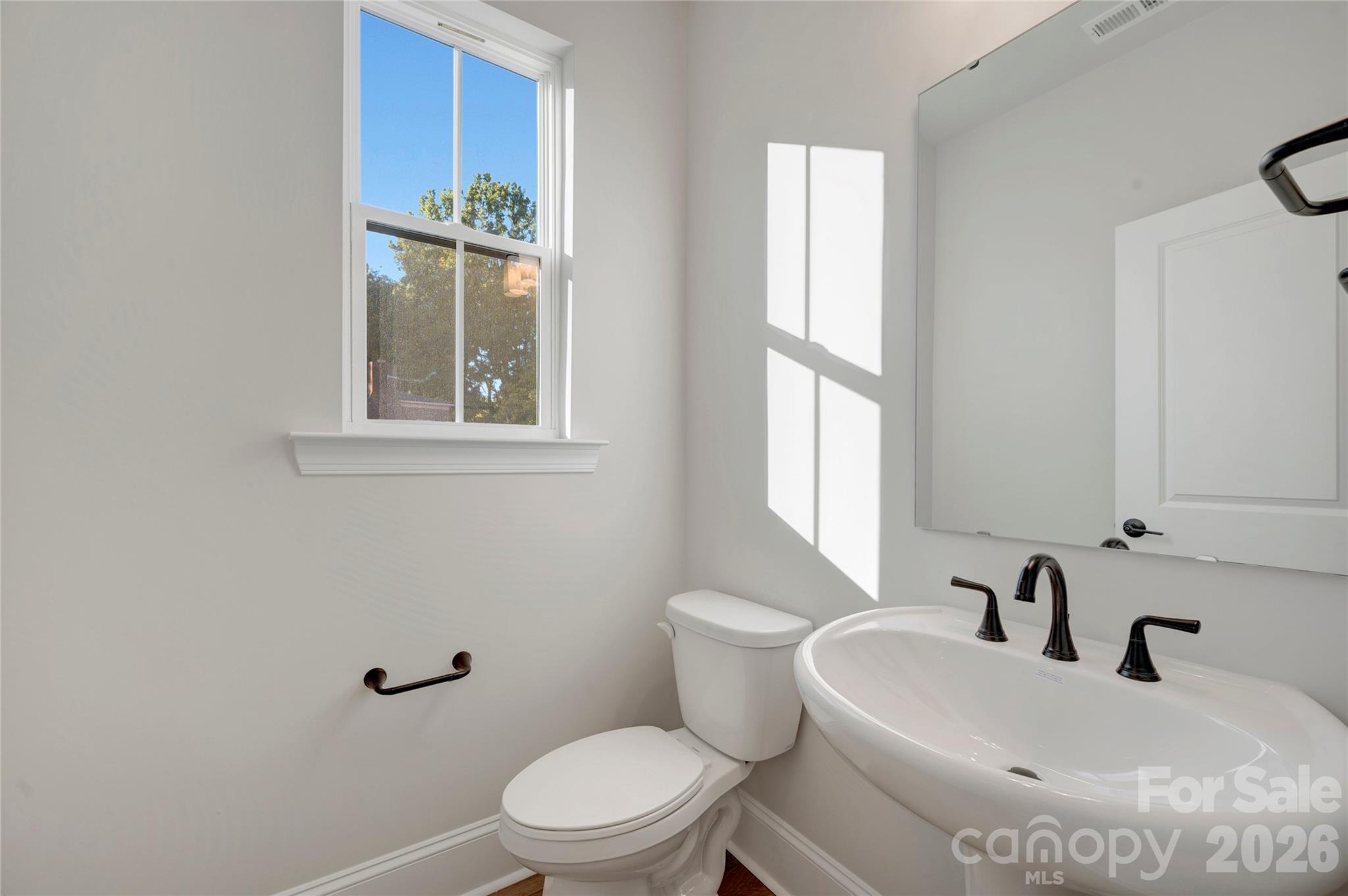 second floor powder room - 240 Old Town Village Road, Waxhaw