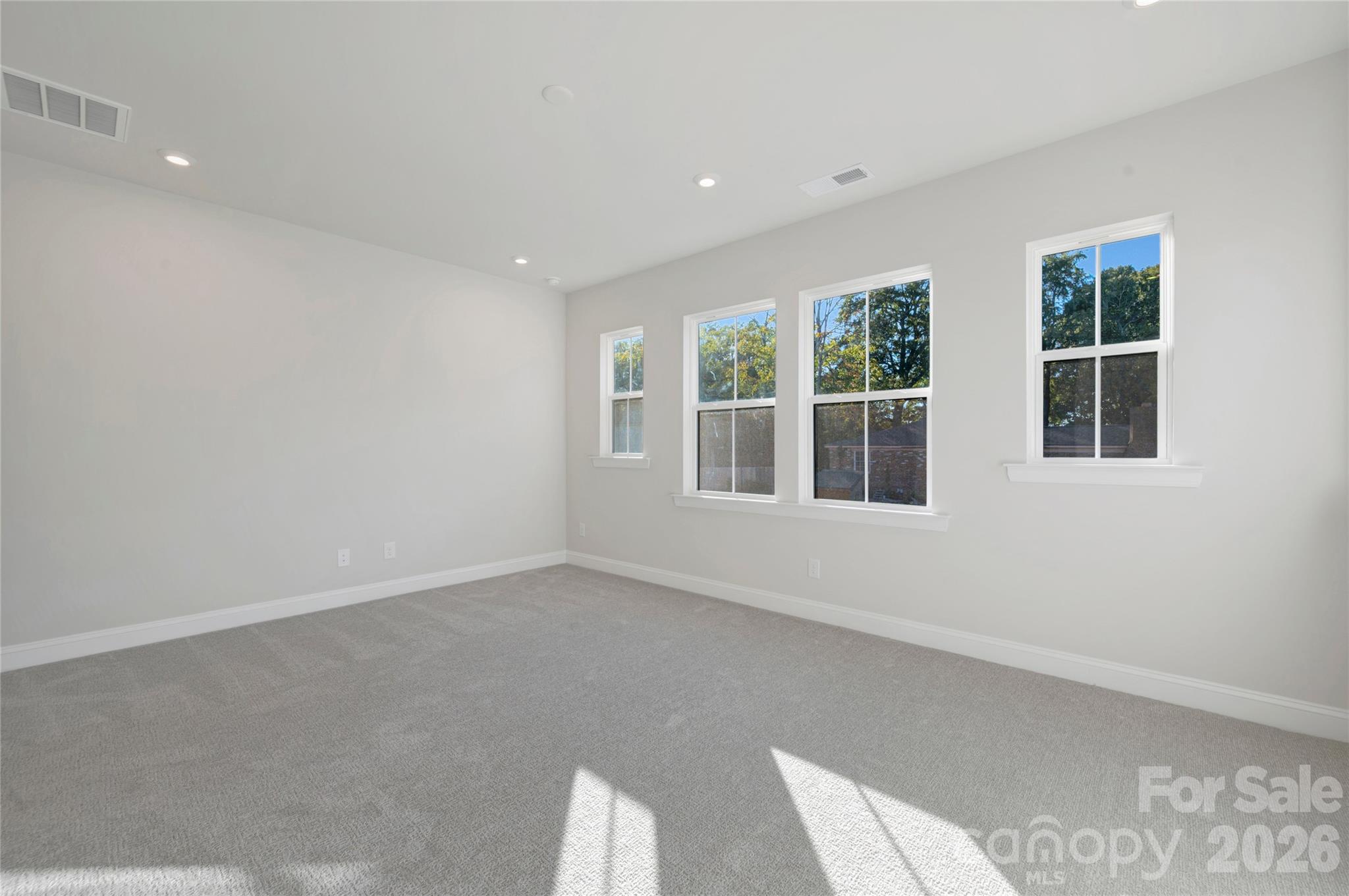 Light filled primary bedroom - 240 Old Town Village Road, Waxhaw
