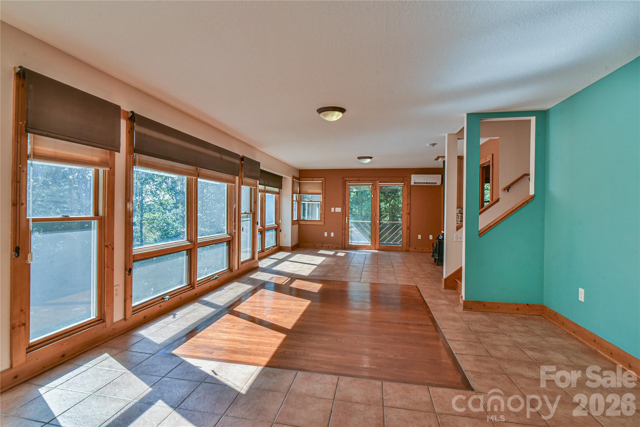 Dance floor on main level!! - 227 David Ridge Road, Black Mountain