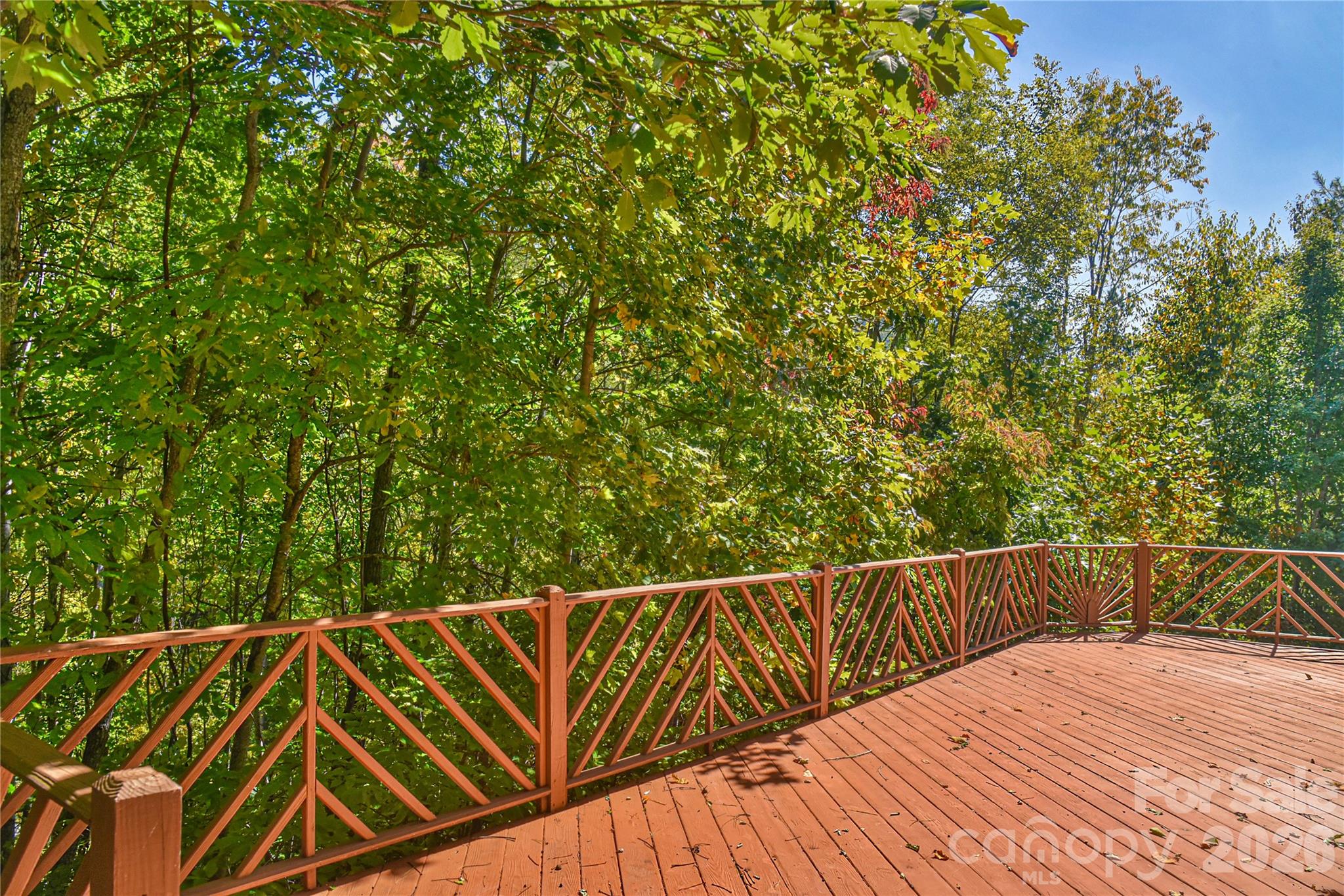 Kitchen/dining area opens to sunny deck - 227 David Ridge Road, Black Mountain