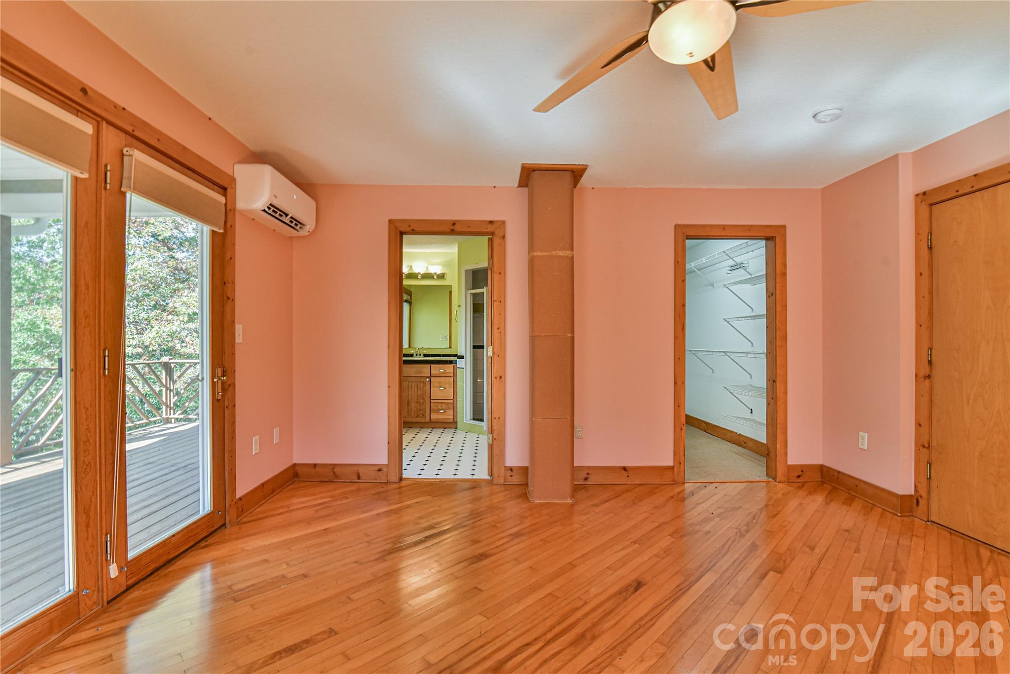 Another view of 2nd floor primary bedroom with en-suite full bath - 227 David Ridge Road, Black Mountain