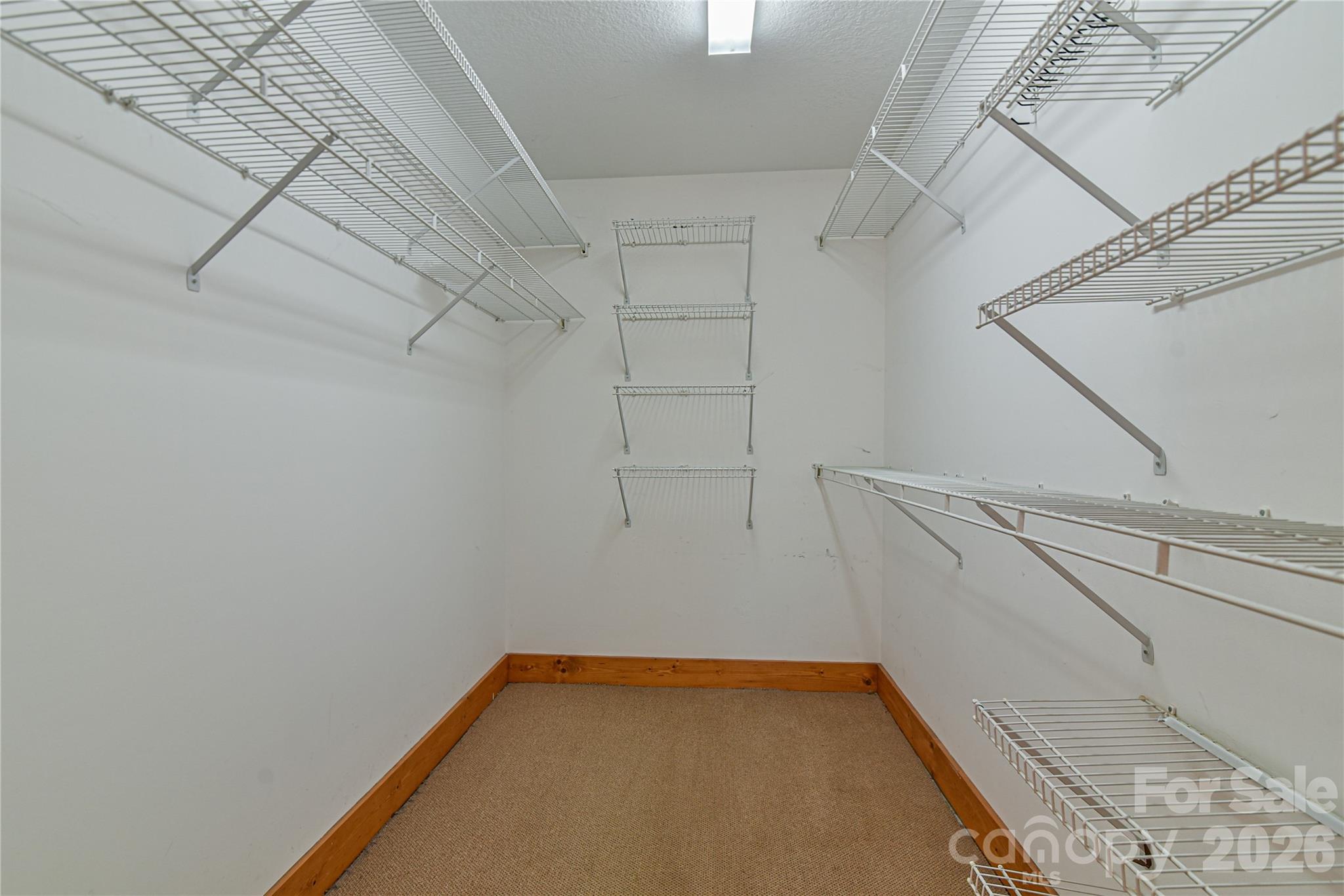 Primary bedroom walk-in closet - 227 David Ridge Road, Black Mountain