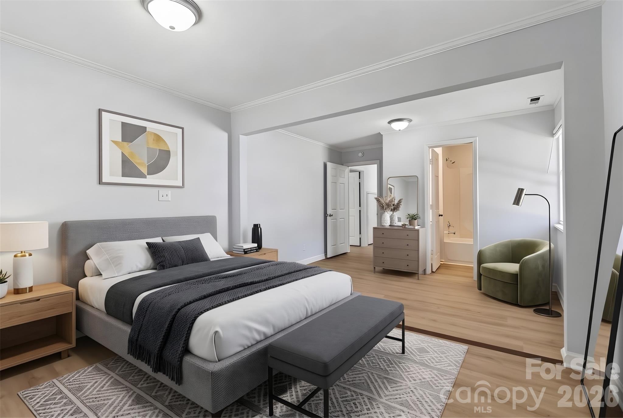1st primary bedroom - 2018 Quentin Street, Charlotte