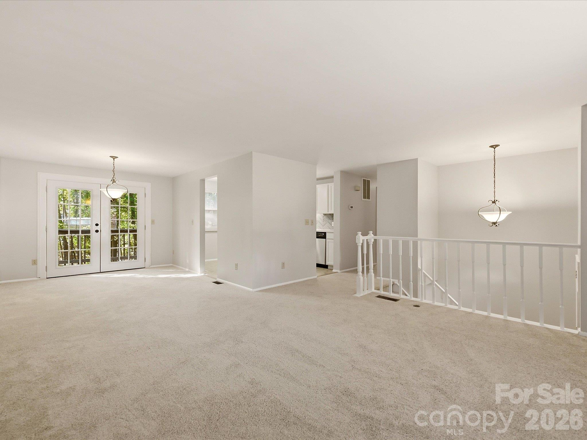 Main Level Living Room and Dining Room - 10446 Club Car Court, Mint Hill