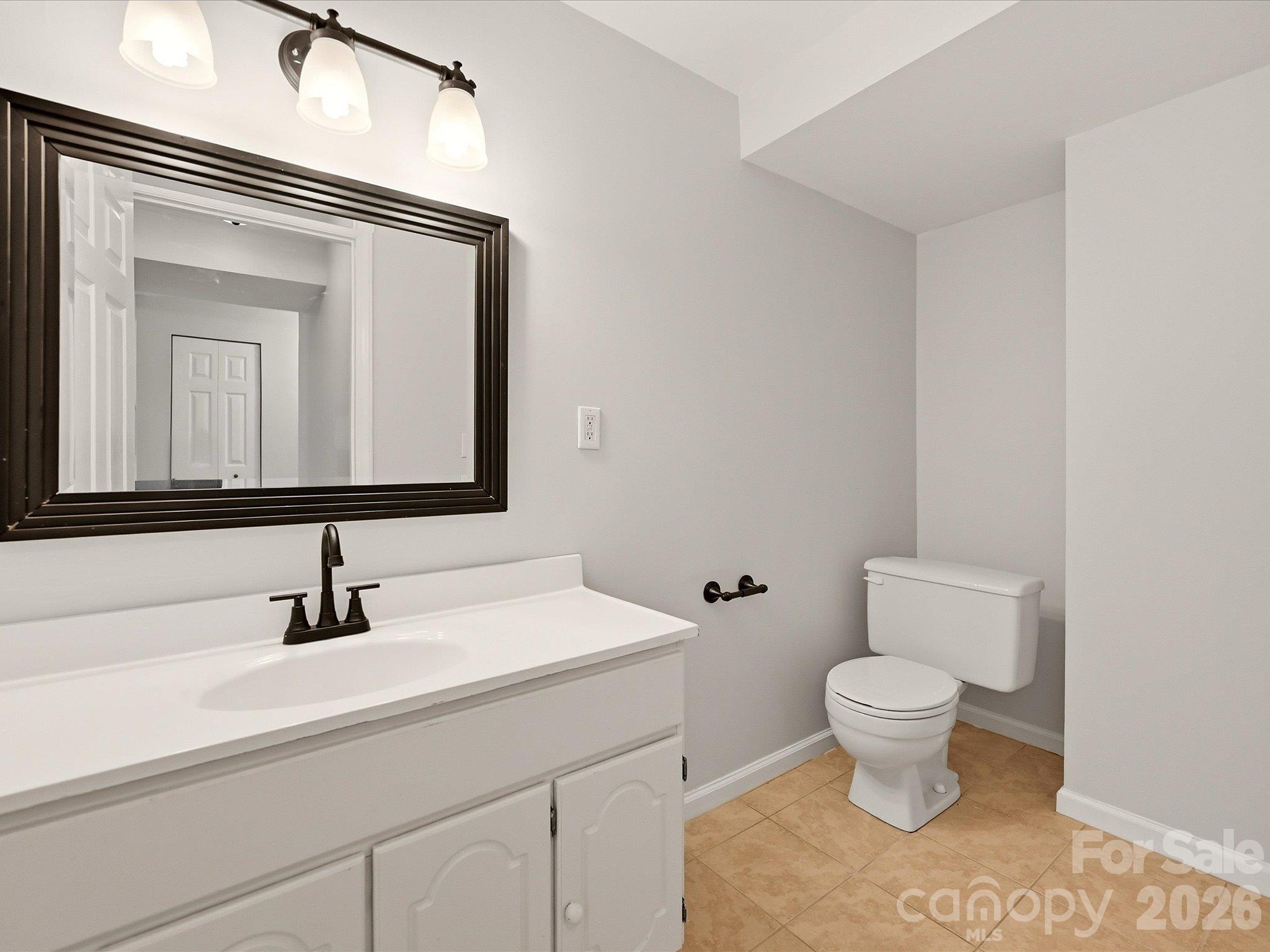 Lower Level Half Bath - 10446 Club Car Court, Mint Hill