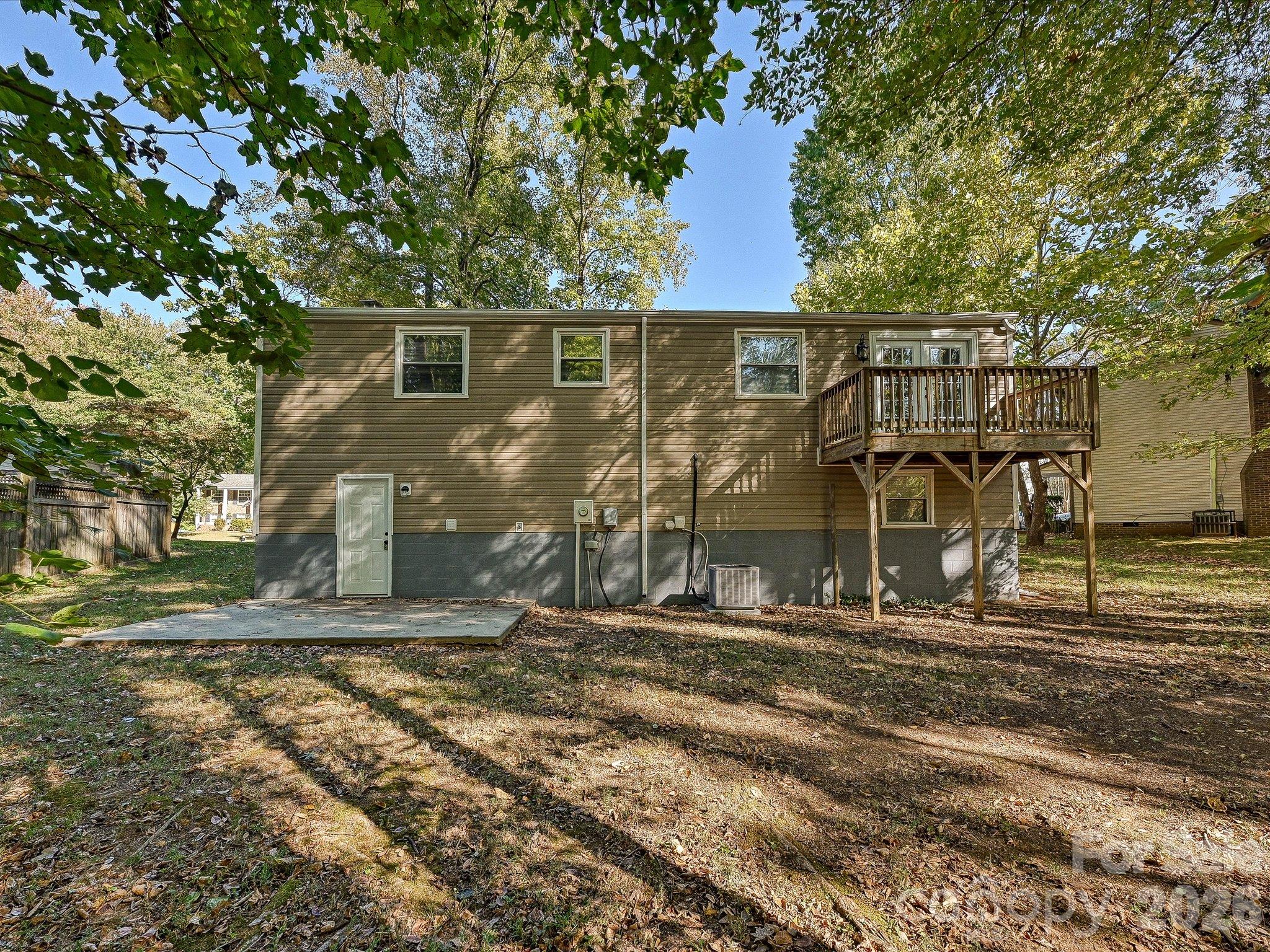 Back of Home - 10446 Club Car Court, Mint Hill